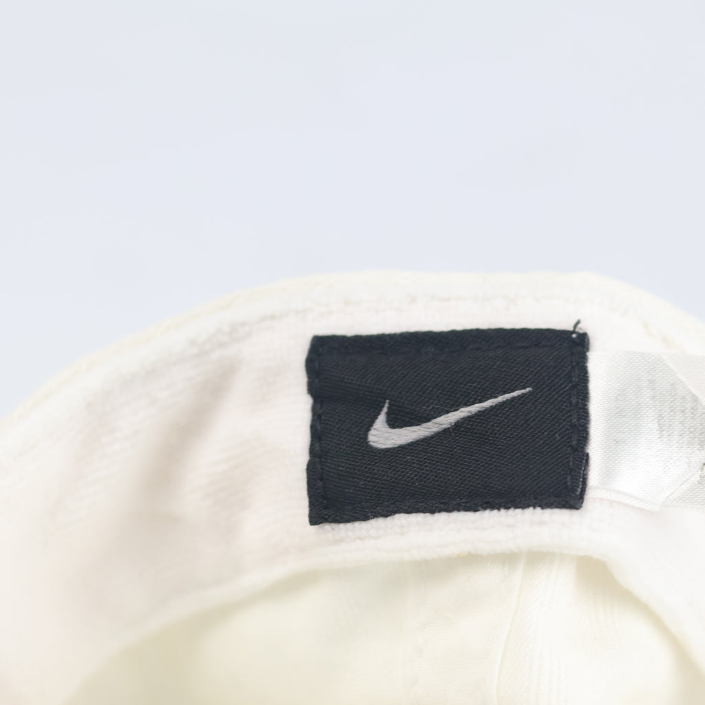 Thrifted Vintage Nike Court Off-White Tennis Strapback Cap (Size 57–59 cm) |11016