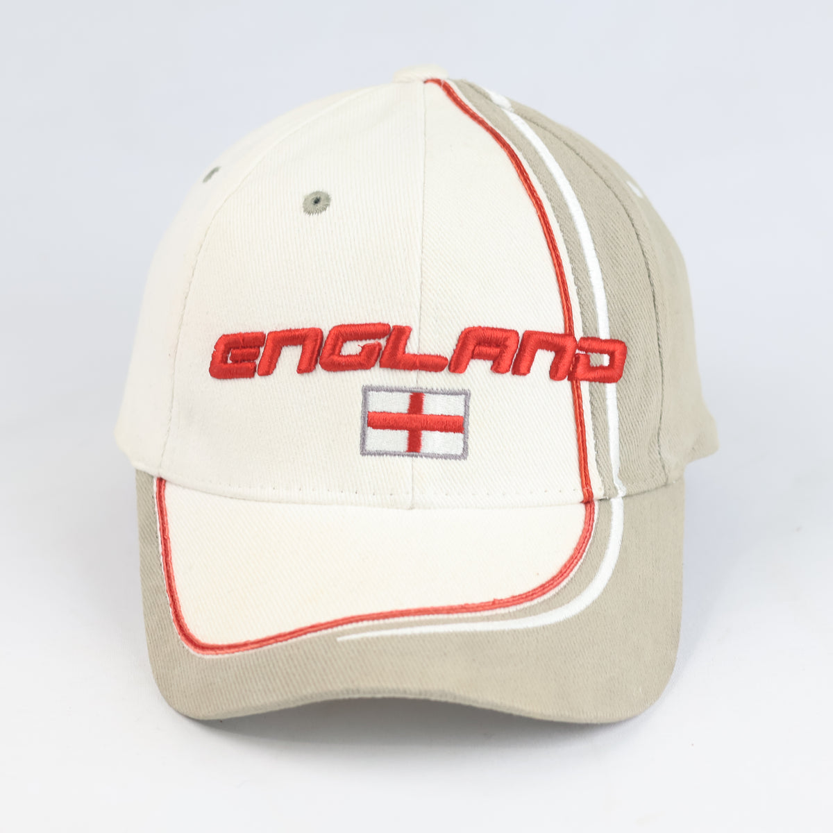 Thrifted HAD Cap England Embroidered Two-Tone Strapback Hat (Size 57–59 cm) | 11017