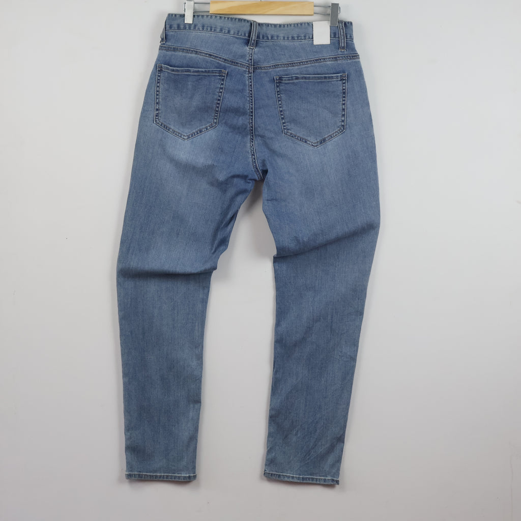 Denim The Best Jeans Since 1983 Light Blue Straight Denim Waist: 32/ J1102