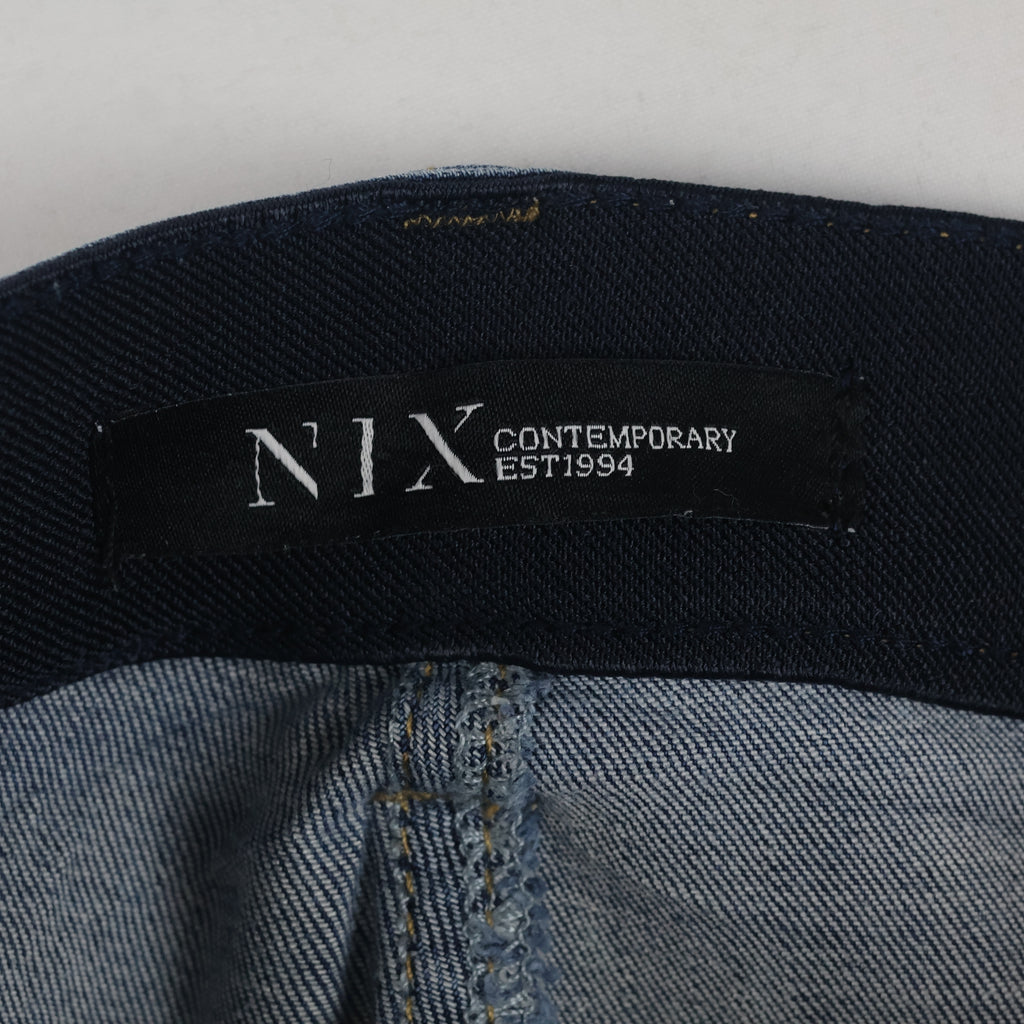 Thrifted NIX Est1994 Blue Denim Straight Jeans Waist:31-33/ J1103