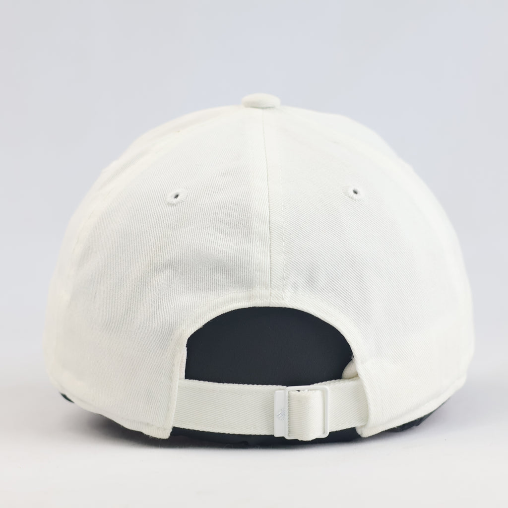Thrifted Adidas Hoops Off-White Adjustable Baseball Cap (Size 57–58 cm) | 11019