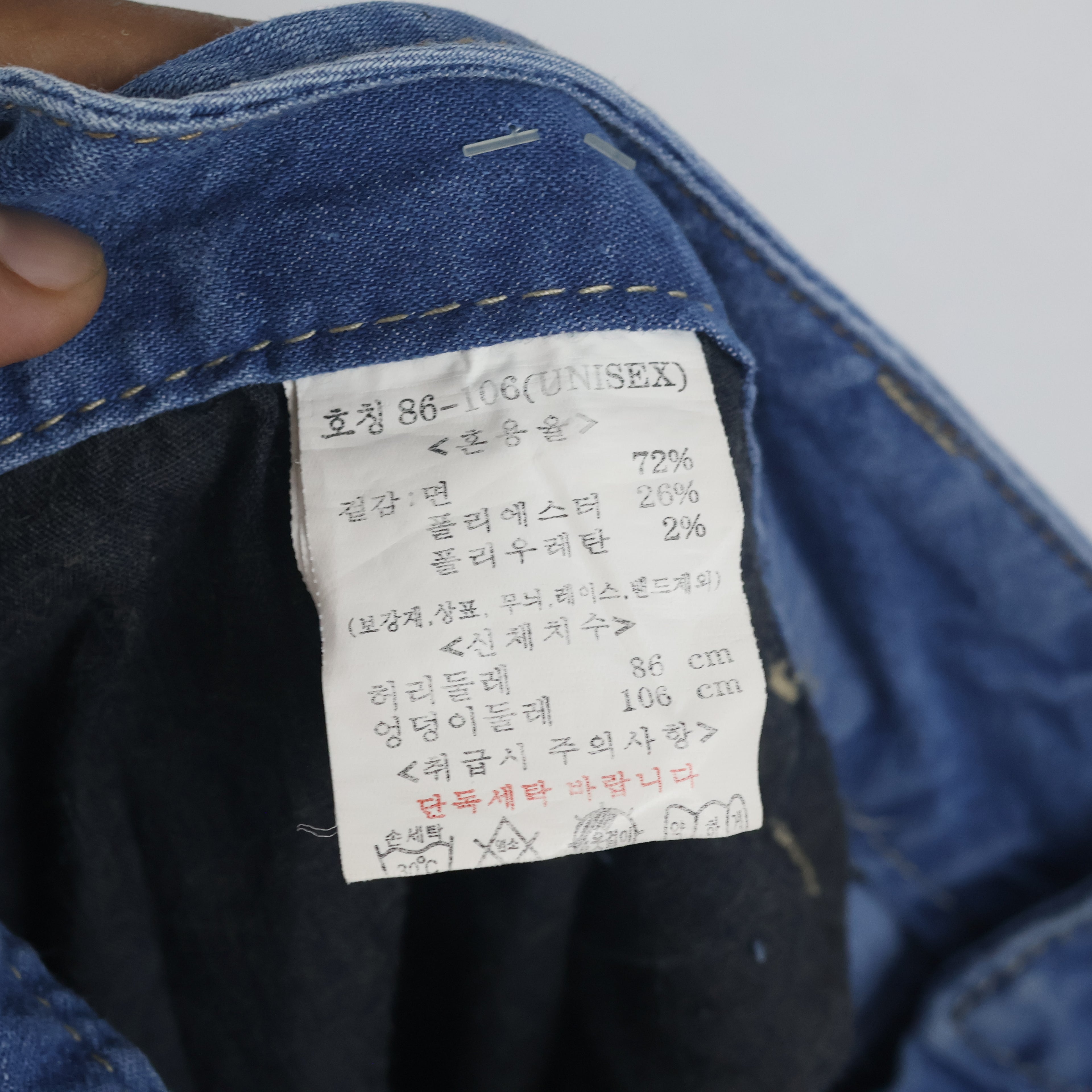 Thrifted Bangbang Jeans Est. 1961 Light Wash Straight Jeans Waist:36/ J1105