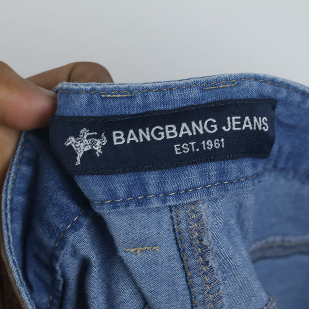 Thrifted Bangbang Jeans Est. 1961 Light Wash Straight Jeans Waist:36/ J1105