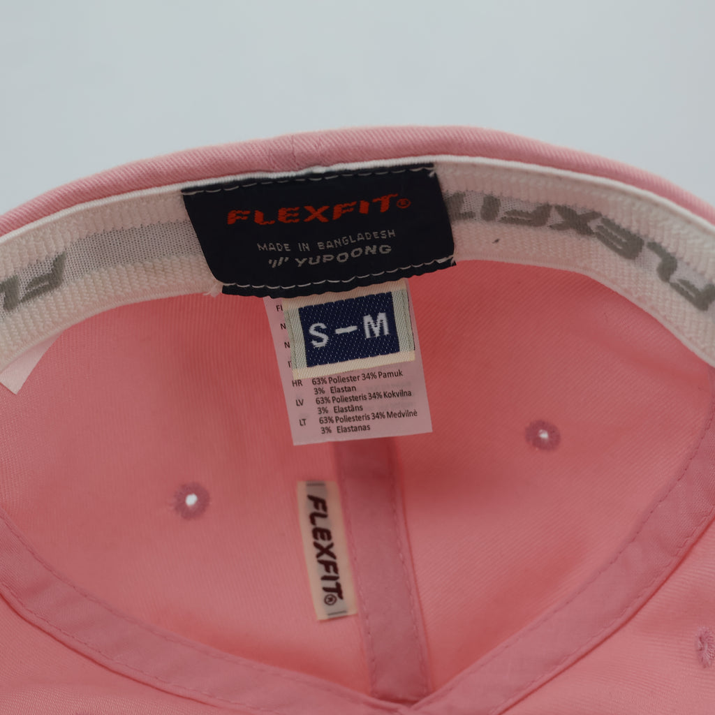 Cute Tuxedo Cat Heart Embroidery Pink Cap - Size S-M (56-57cm)