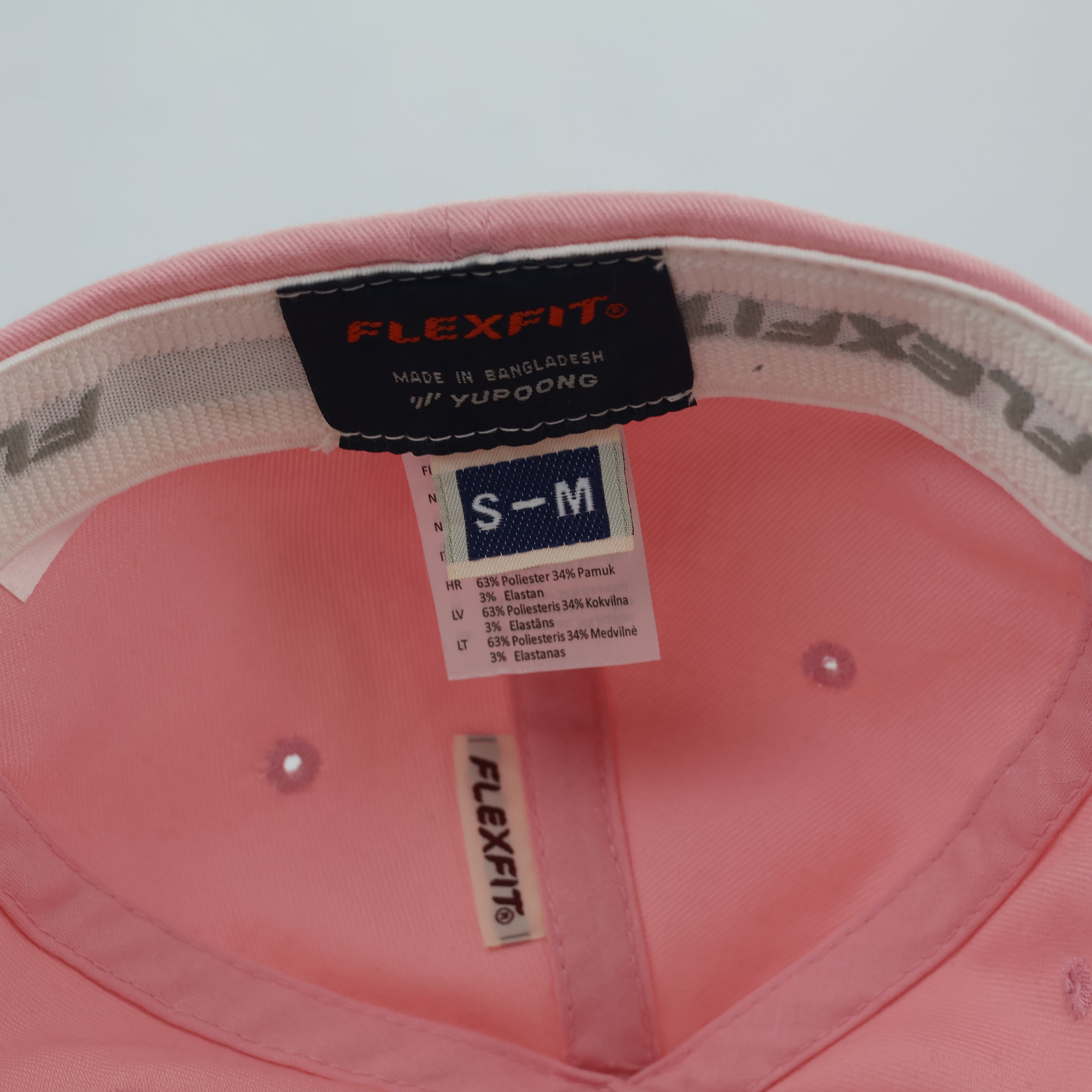 Cute Tuxedo Cat Heart Embroidery Pink Cap - Size S-M (56-57cm)