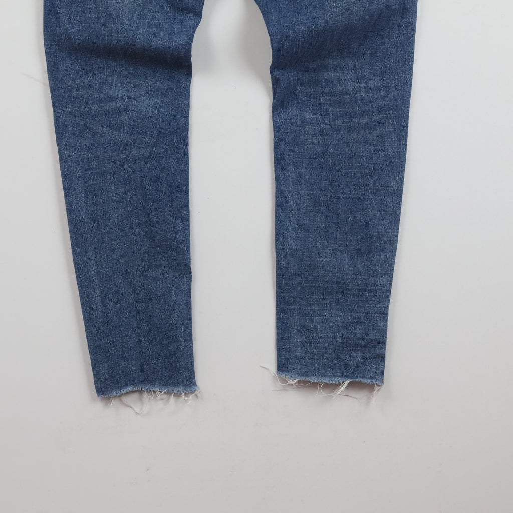 KJ Jeans 98% Cotton Raw Hem Blue Denim Pants Waist:30/ J1106
