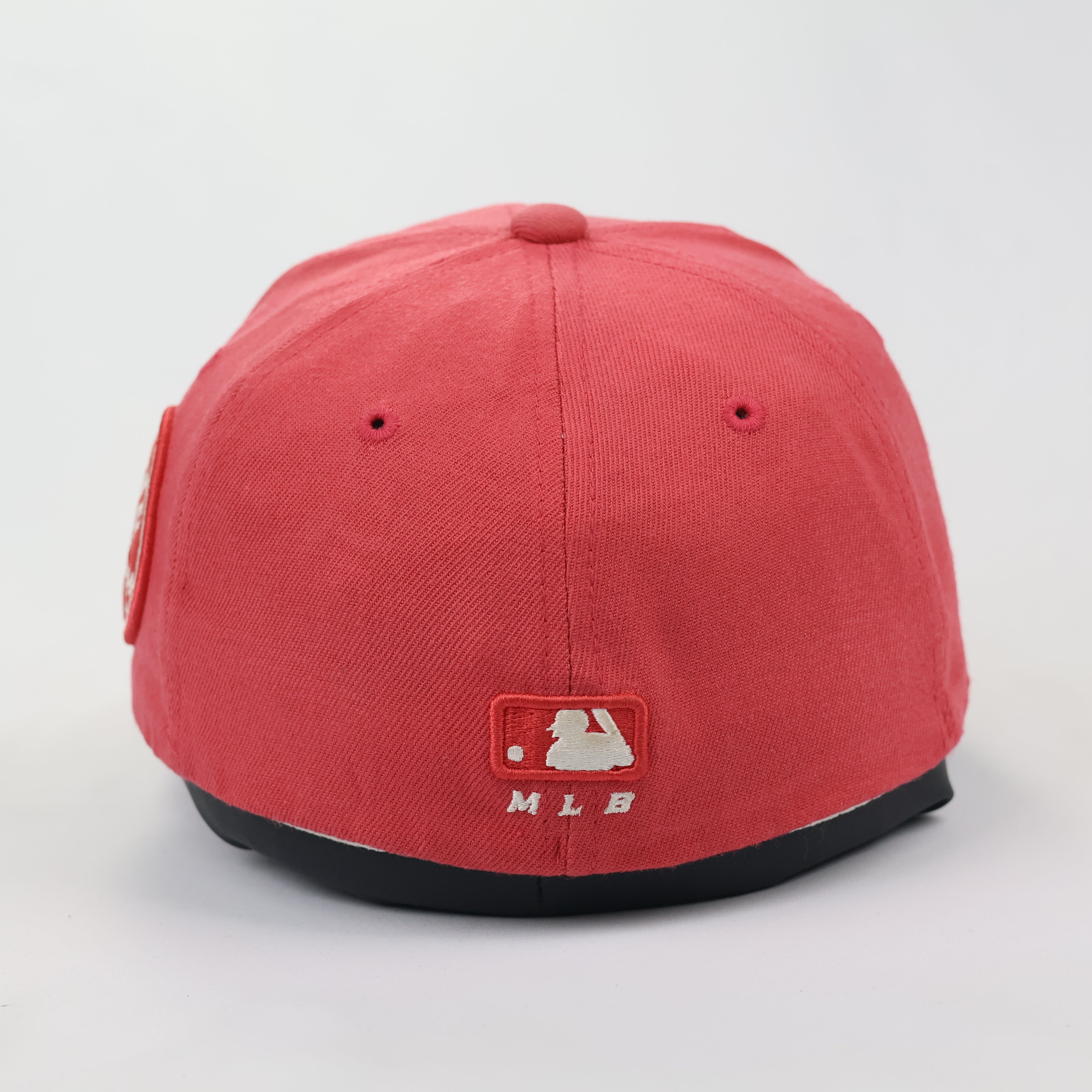 MLB Genuine Merchandise NY Yankees Thrifted  Hat - Red with Under-Brim Embroidery