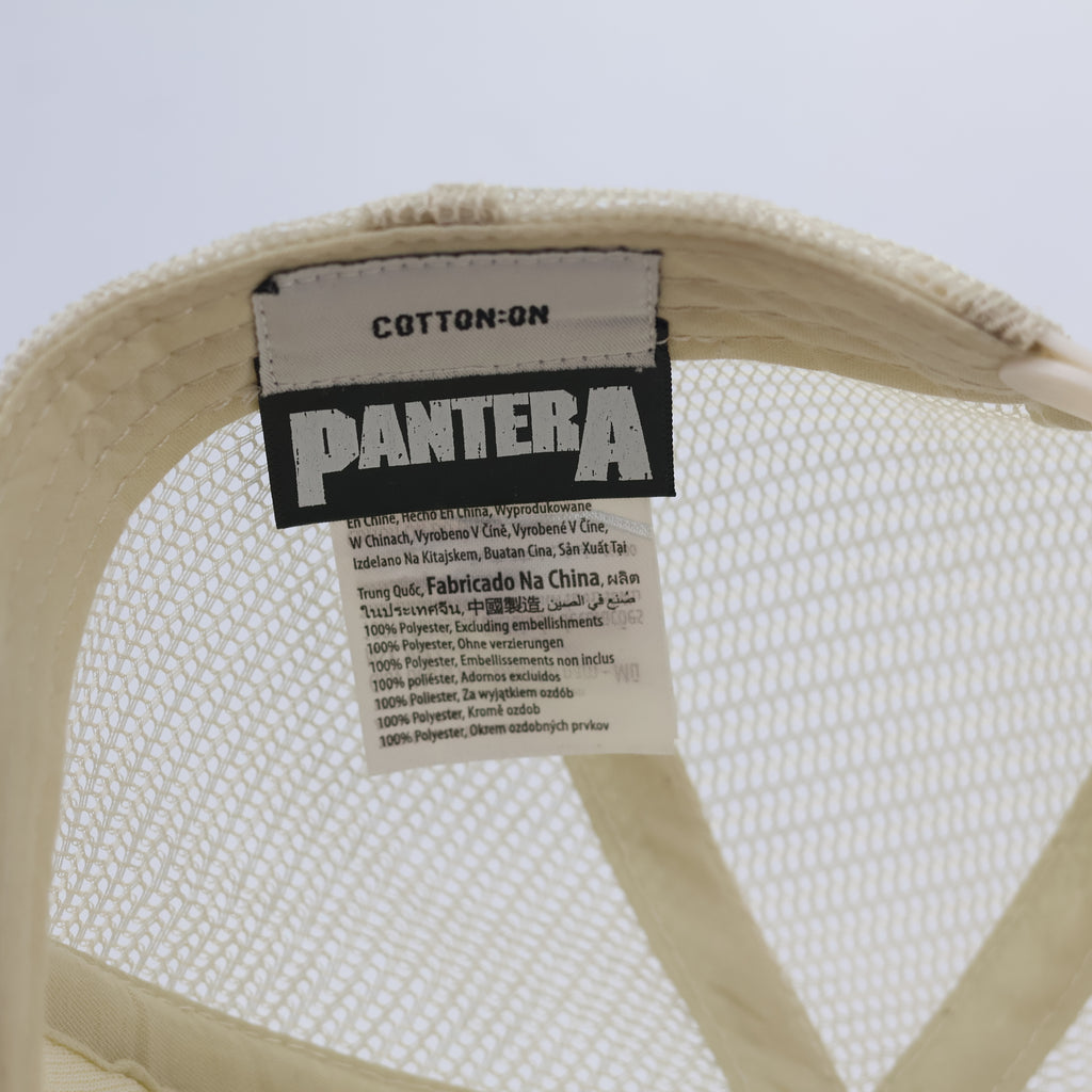 Pantera Cotton On Official Merchandise Trucker Thrifted Cap - Size 56-58cm