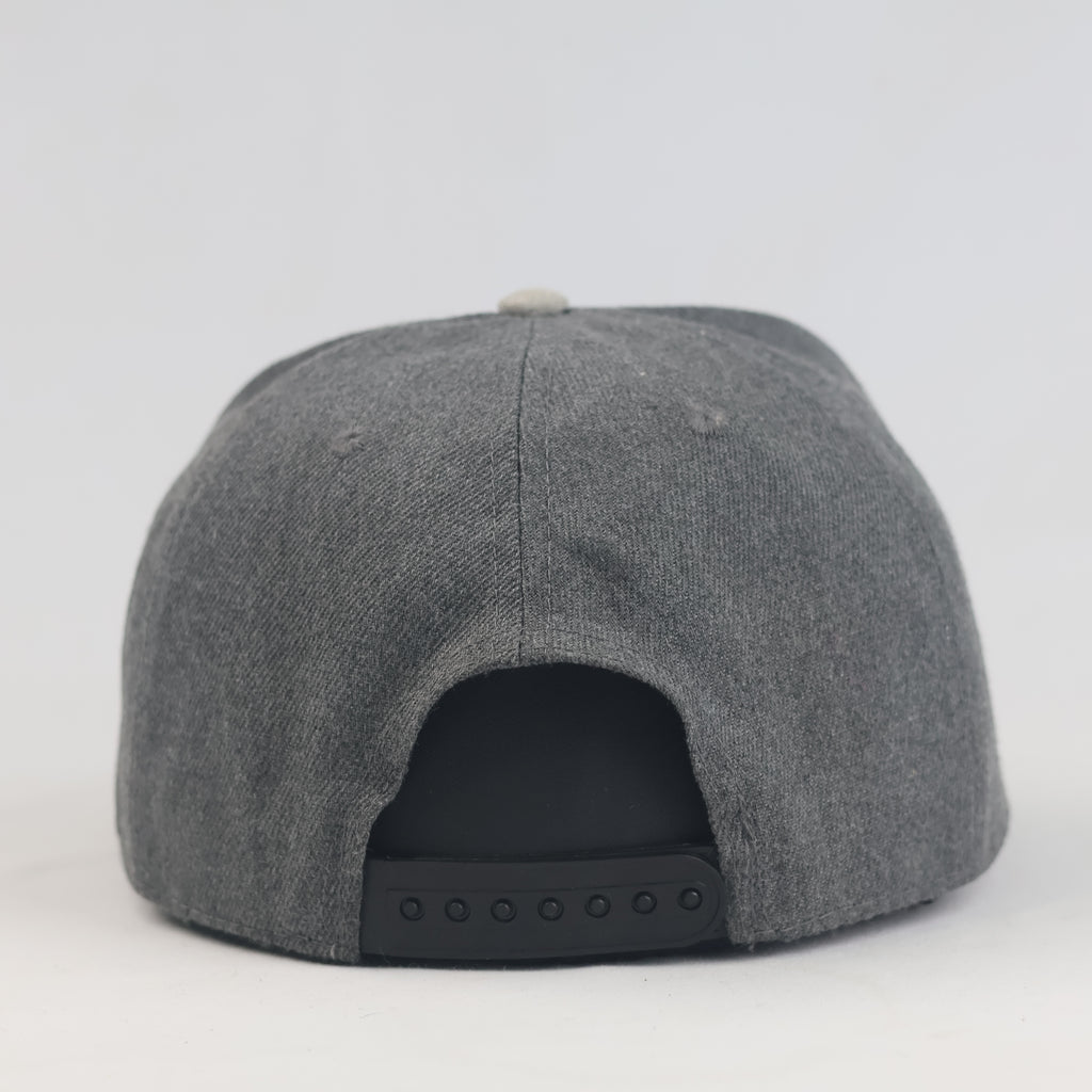 Thrifted Accessories Miami Graphic Patch Grey Two-Tone Flat Visor Cap (Size 57–59 cm) | 11021