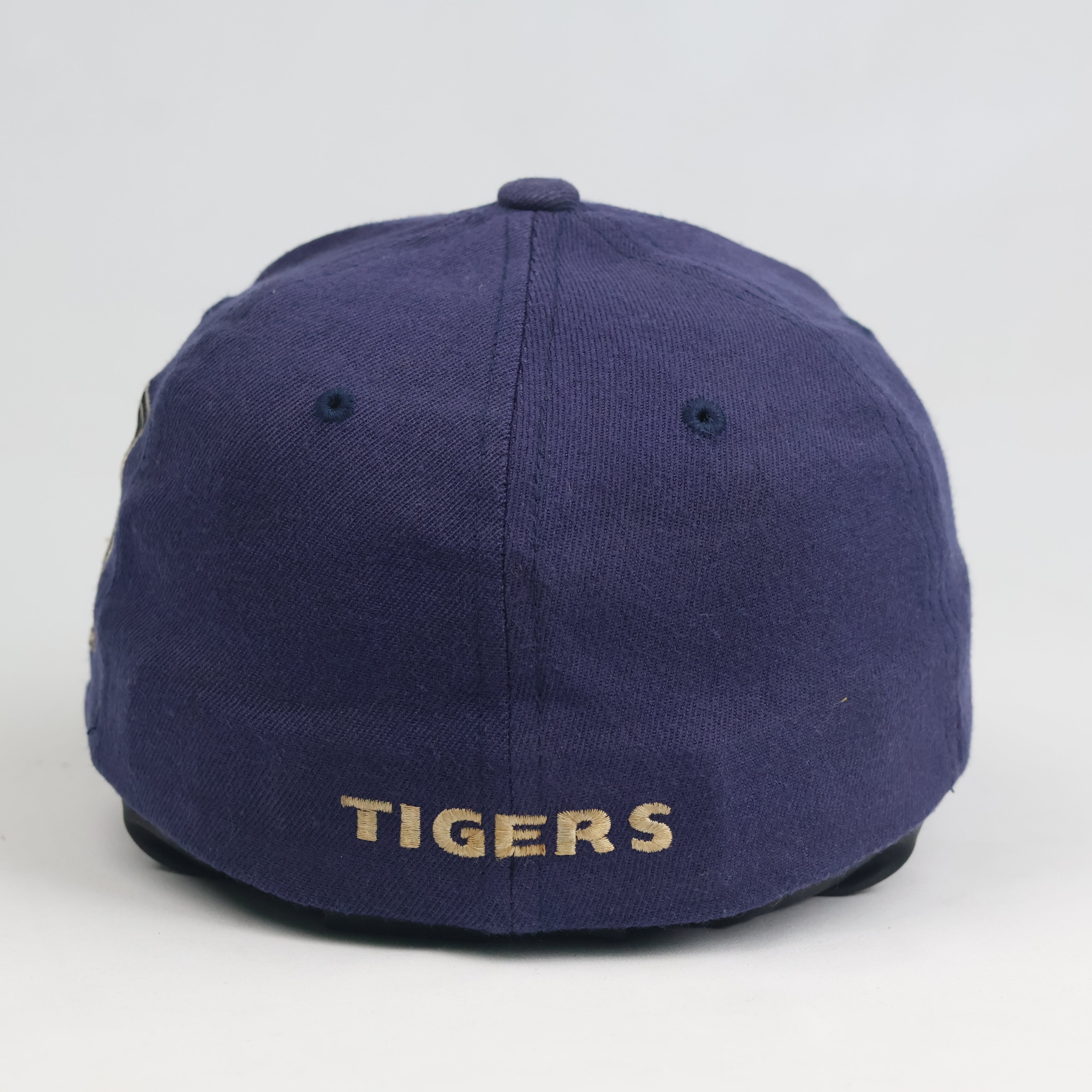 Thrifted Casad Sport Detroit Tigers Embroidered Side Patch Cap - Orange Underbrim