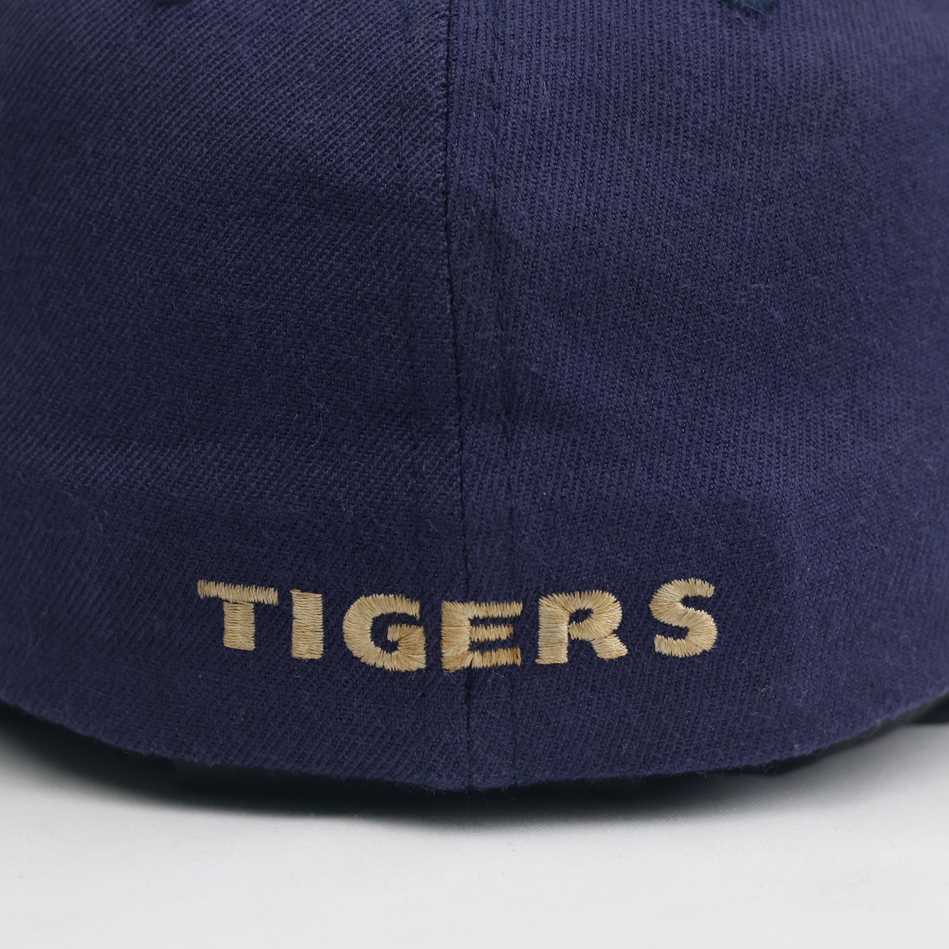 Thrifted Casad Sport Detroit Tigers Embroidered Side Patch Cap - Orange Underbrim