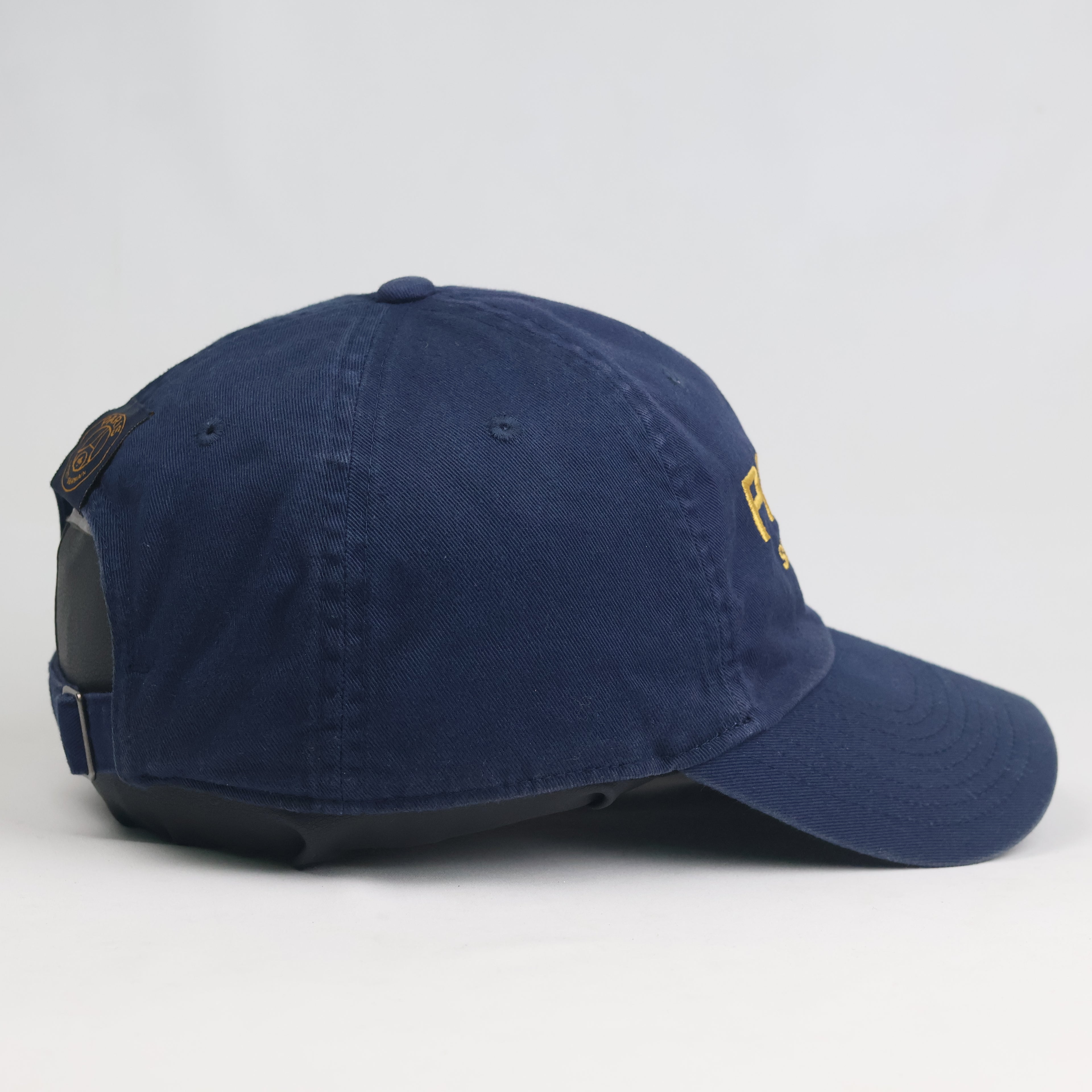 Thrifted Nike PSG Paris Saint-Germain Gold Embroidered Navy Dad Hat - 56-58cm