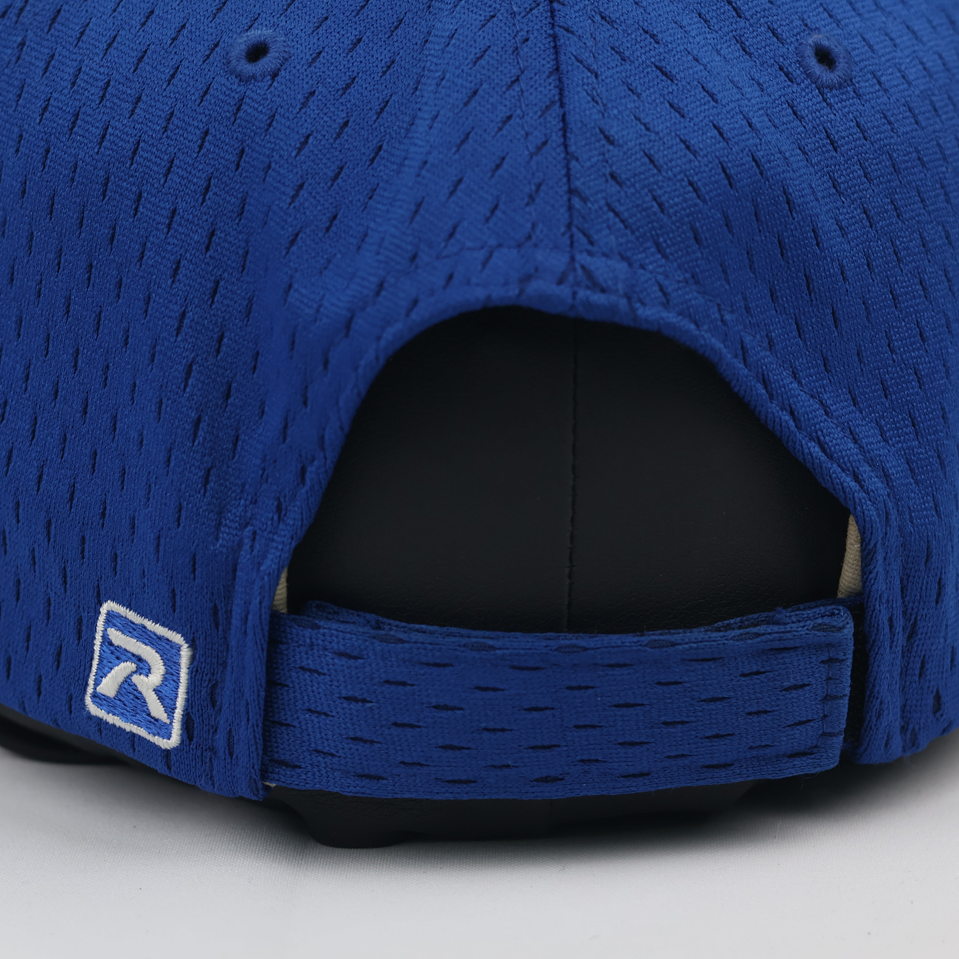 Richardson Pro Model 414 Athletic Thrifted Cap - Blue Red Performance Mesh Hat