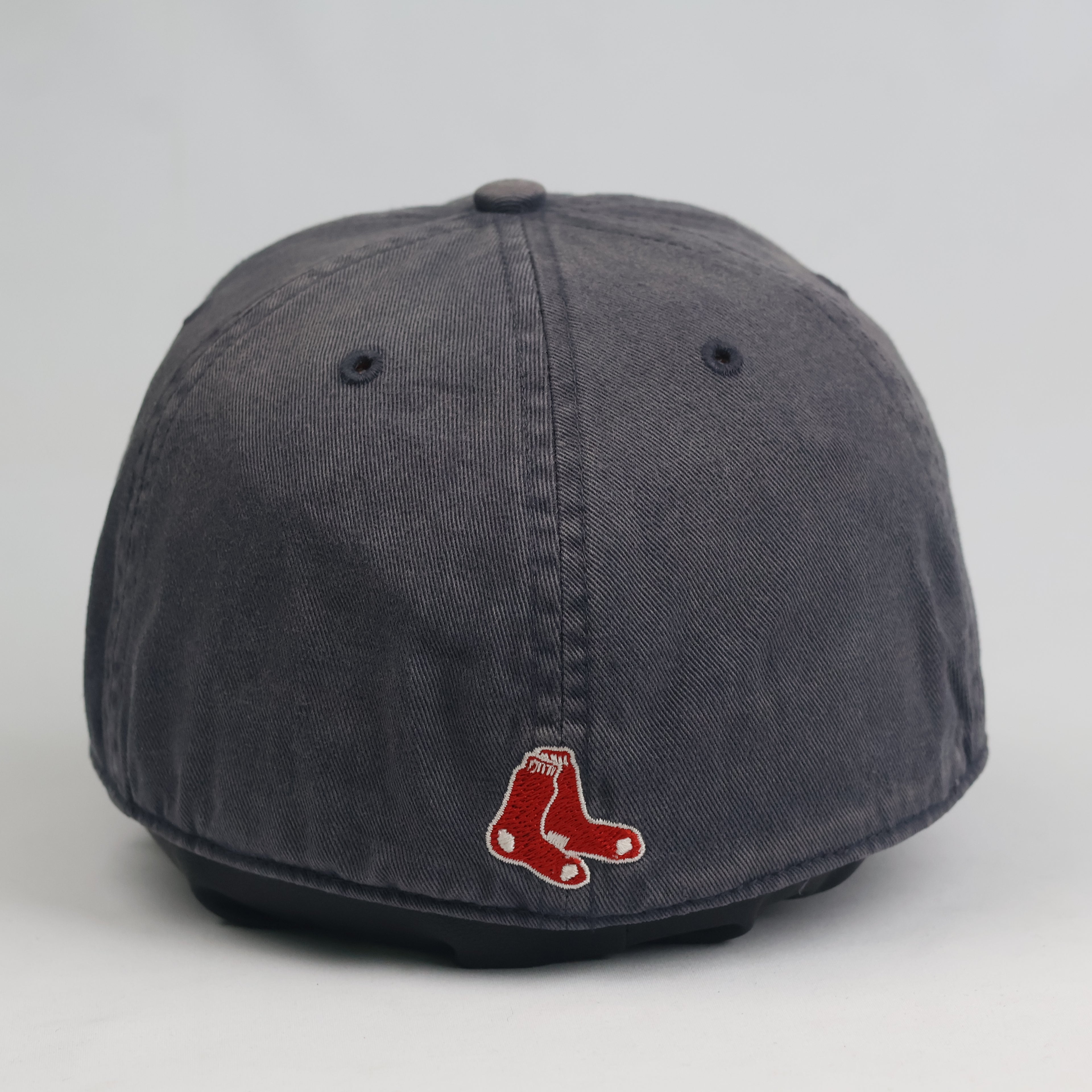 Thrifted Vintage MLB Boston Red Sox 'The Franchise' Garment Wash Dad Hat - Grey