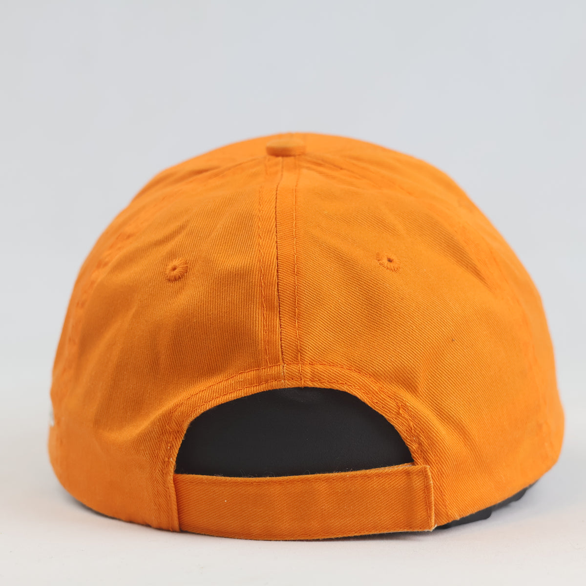 Thrifted Orange Asian Character Embroidery New York Dad Hat | 11031
