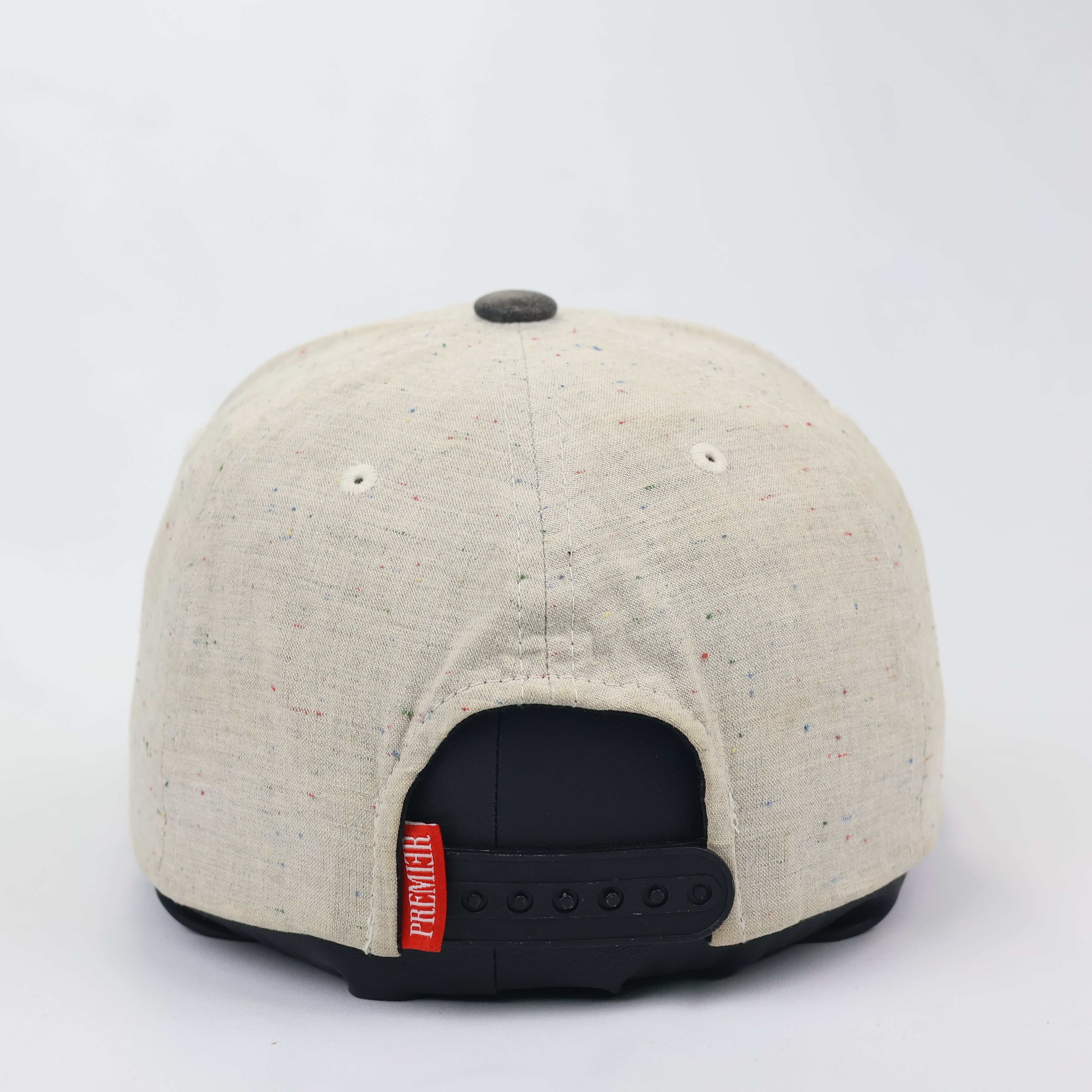 Thrifted Premier Sir Cat Monocle Hat | Speckled Fabric | Size 56-58cm