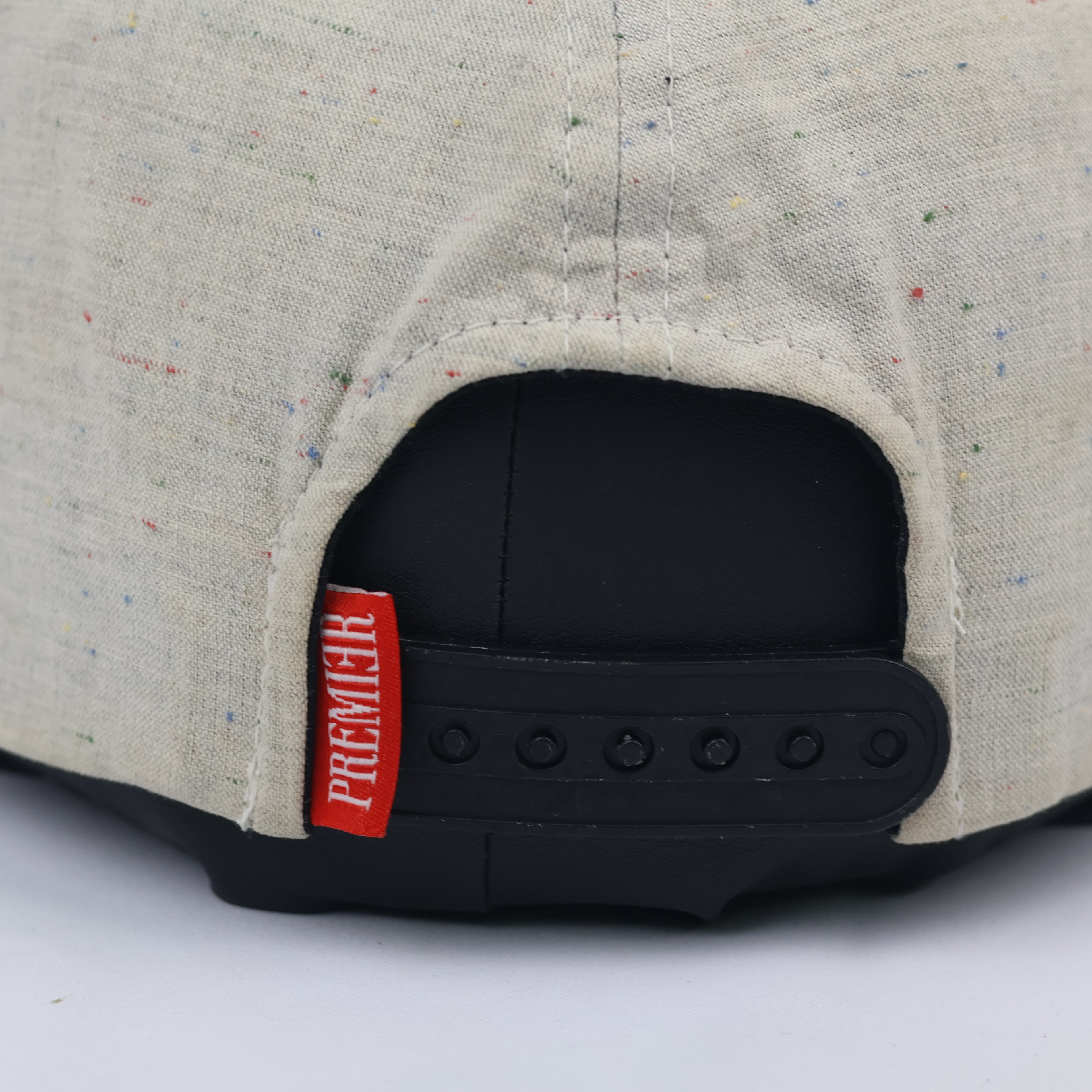 Thrifted Premier Sir Cat Monocle Hat | Speckled Fabric | Size 56-58cm