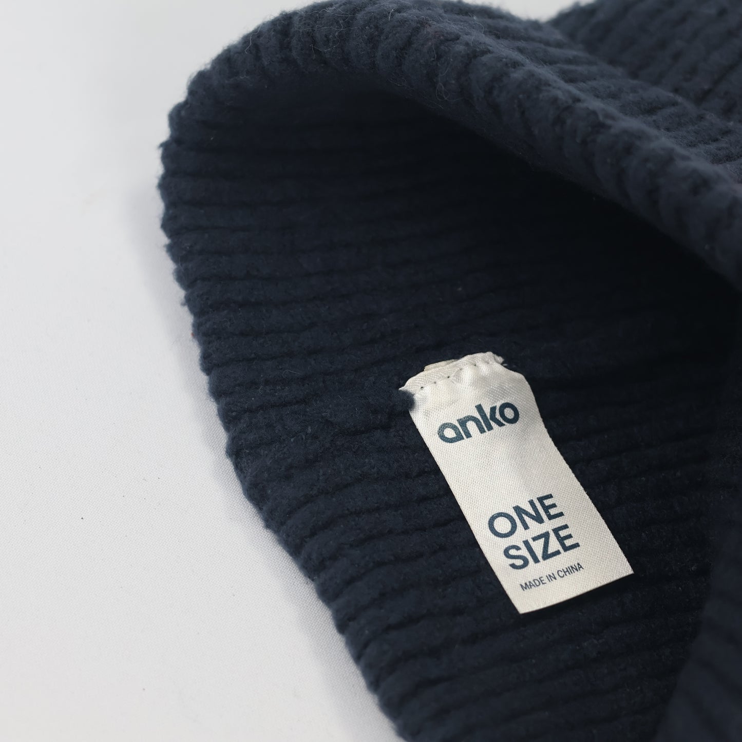 Essential Blue Knit Thrifted Cap - Stretchy & Comfortable (Adult)