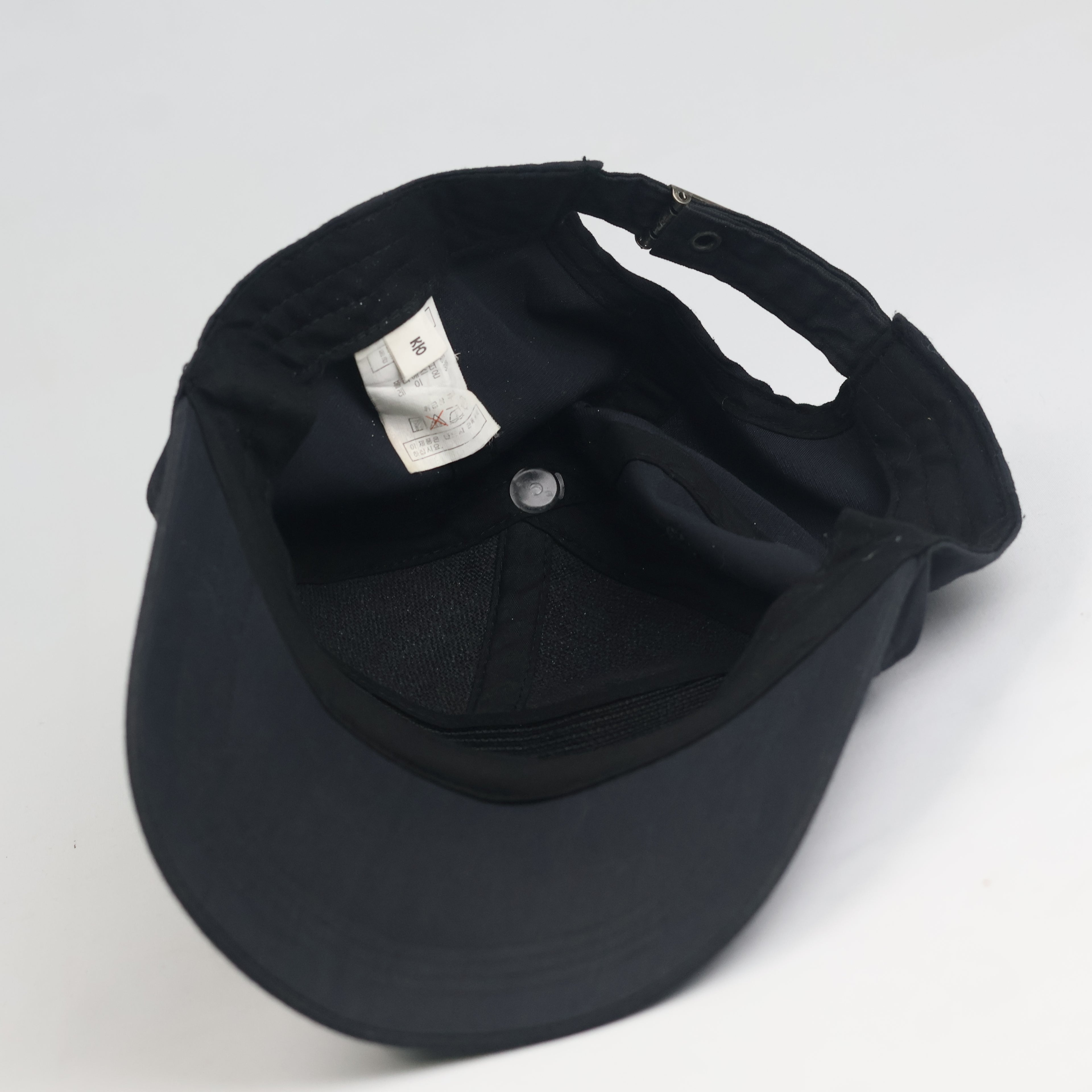Vintage Black Emblem Embroidered Military Style Dad Hat Cap - 57-59cm