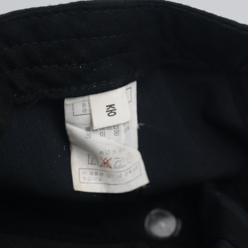 Vintage Black Emblem Embroidered Military Style Dad Hat Cap - 57-59cm