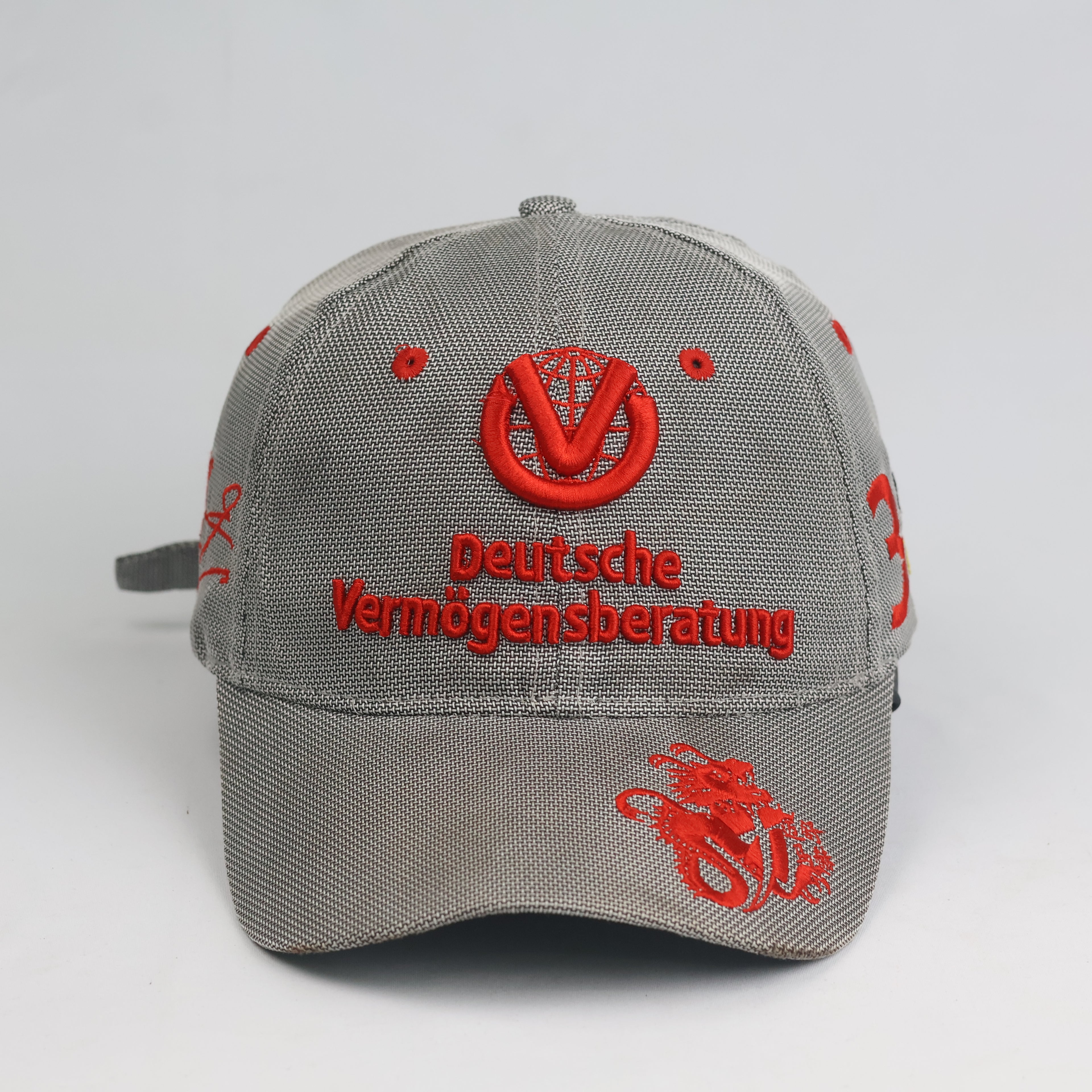 Thrifted Rare Vintage Michael Schumacher Deutsche Vermögensberatung German Flag F1 Cap