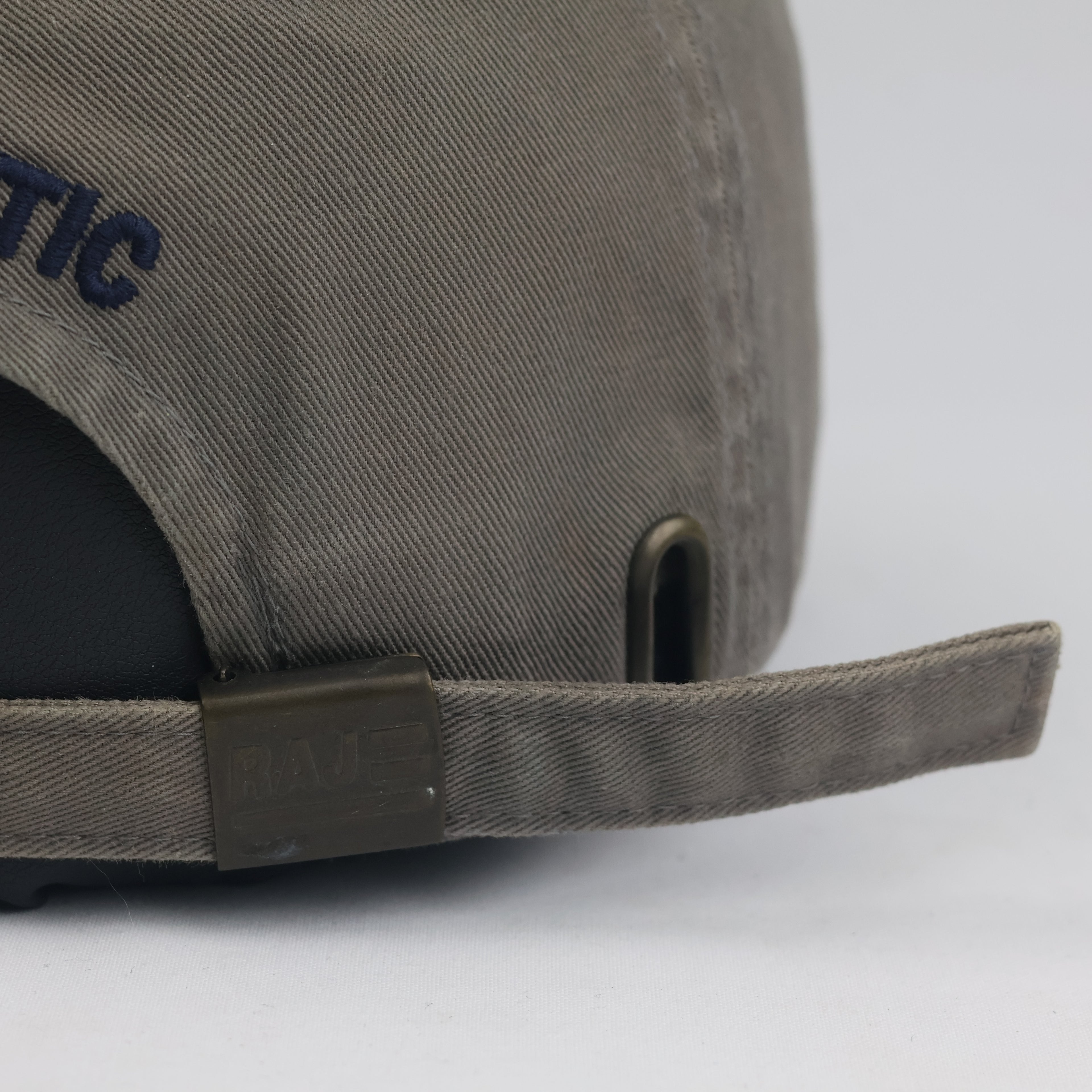 Thrifted Vintage Distressed US Flag Patch R.Athletic Jeans Co. Canvas Cap