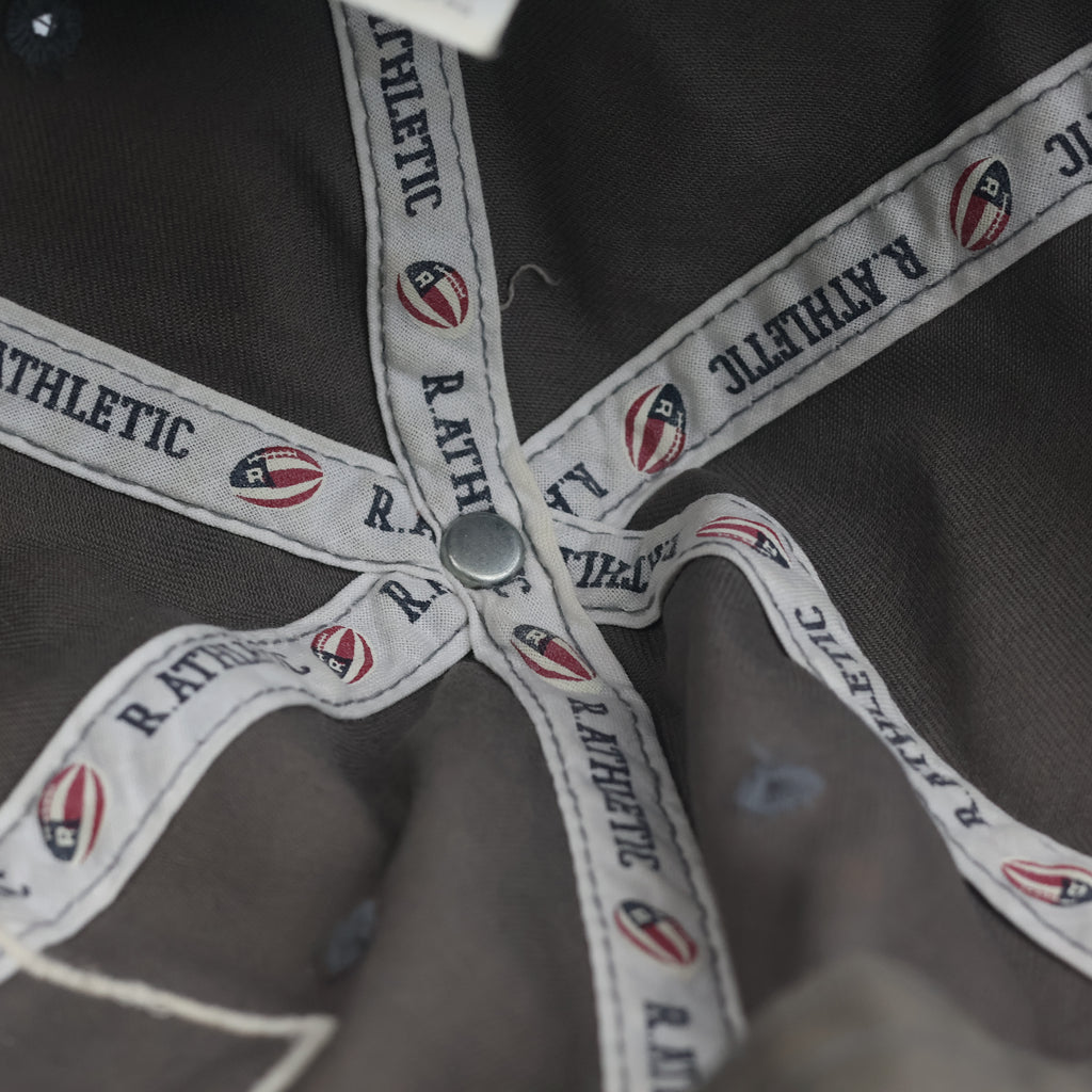 Thrifted Vintage Distressed US Flag Patch R.Athletic Jeans Co. Canvas Cap