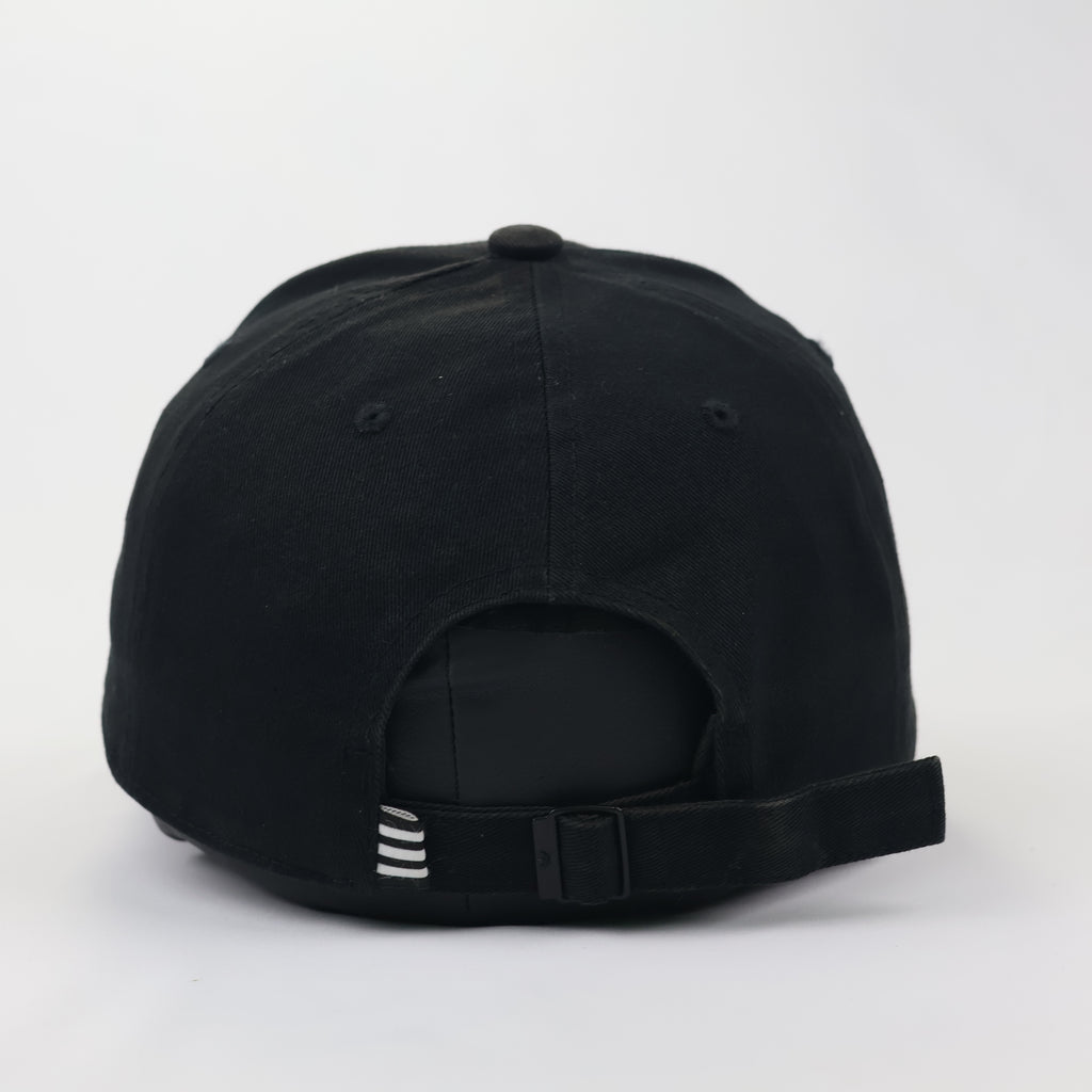 Adidas Originals Embroidered Logo Curved Brim Thrifted Cap – Black