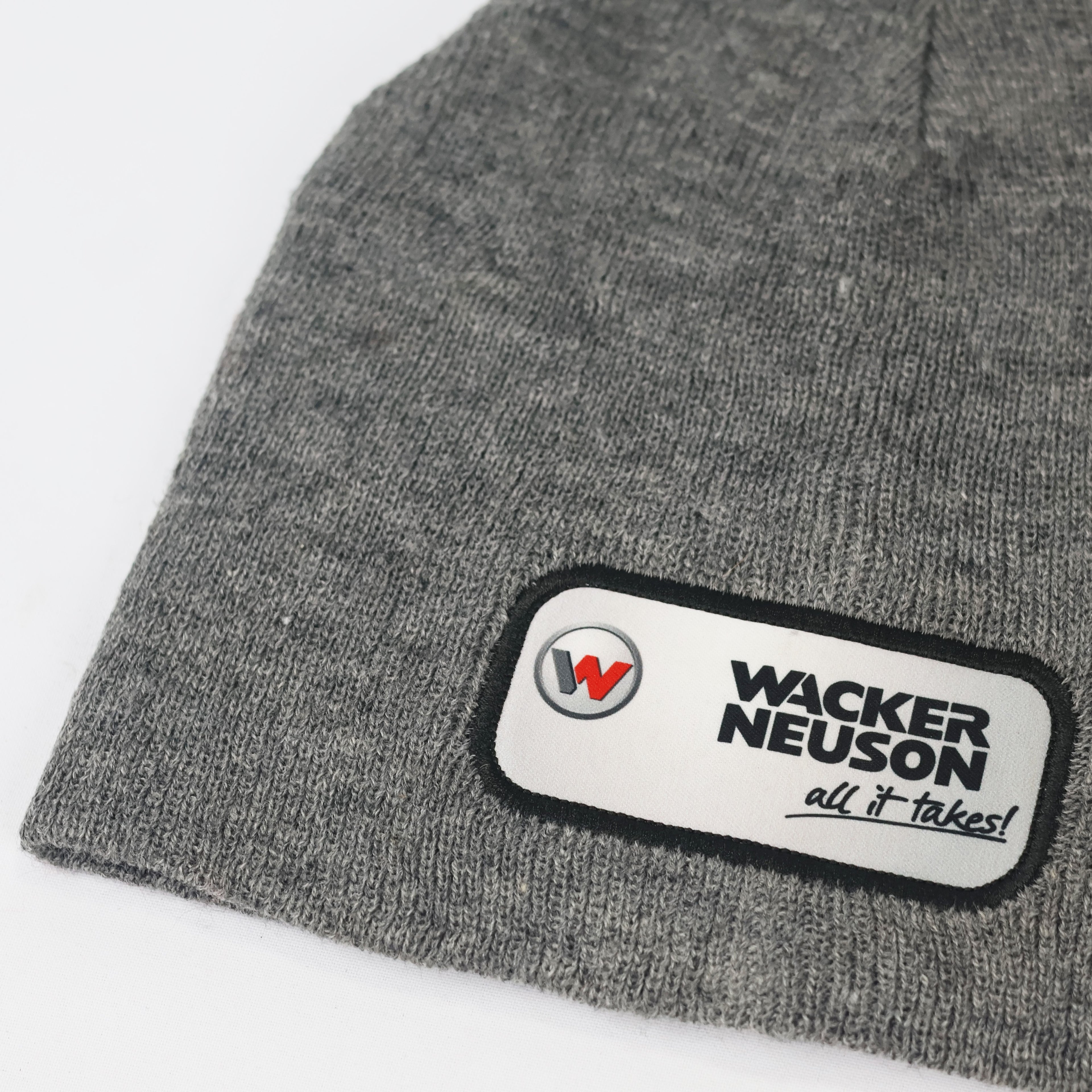 Minimalist Grey Knit Thrifted Cap - Soft & Stretchy Unisex Hat