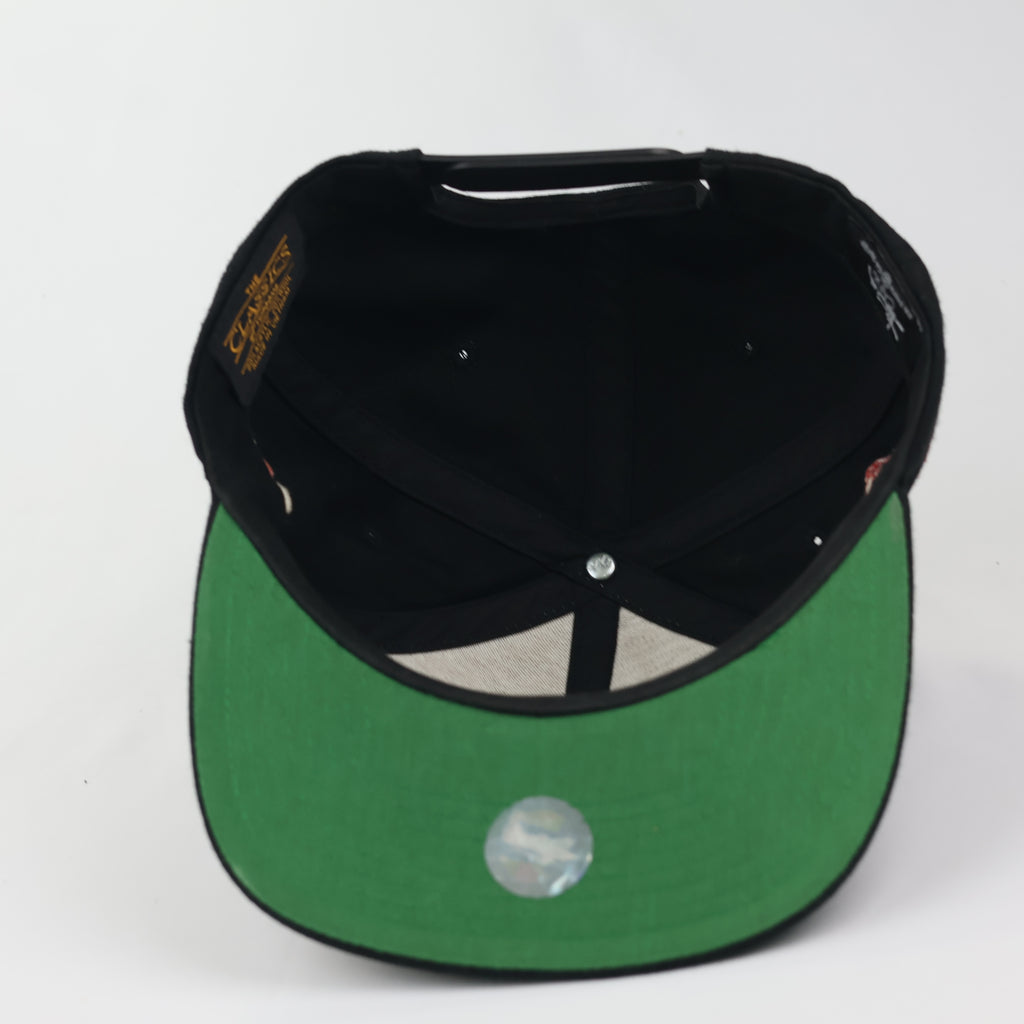 Vintage Stüssy x Yupoong "Year of the Snake" 2013 Thrifted Snapback – Black