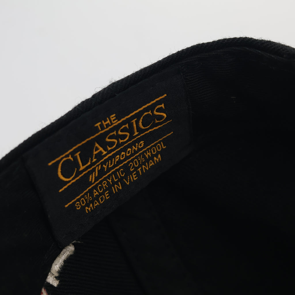 Vintage Stüssy x Yupoong "Year of the Snake" 2013 Thrifted Snapback – Black