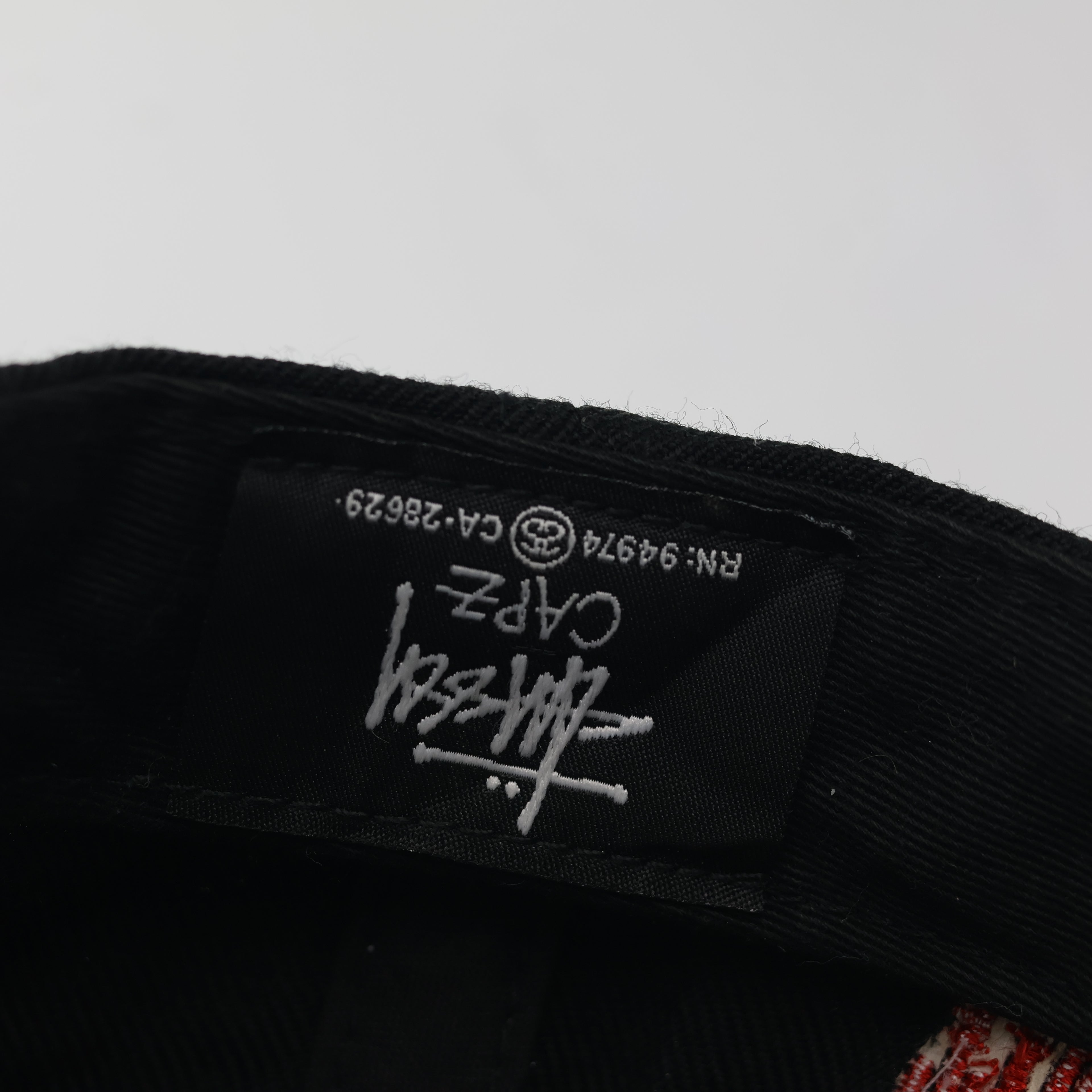 Vintage Stüssy x Yupoong "Year of the Snake" 2013 Thrifted Snapback – Black