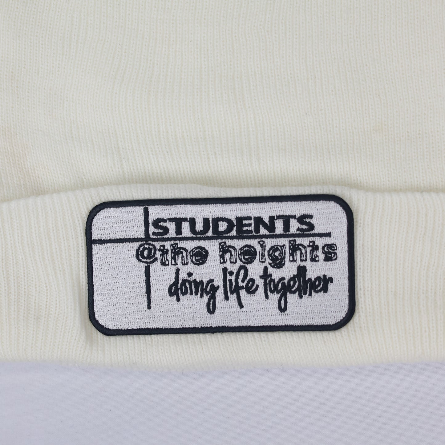 Solid White Knit Thrifted Cap - Port & Company USA (Adult Size)