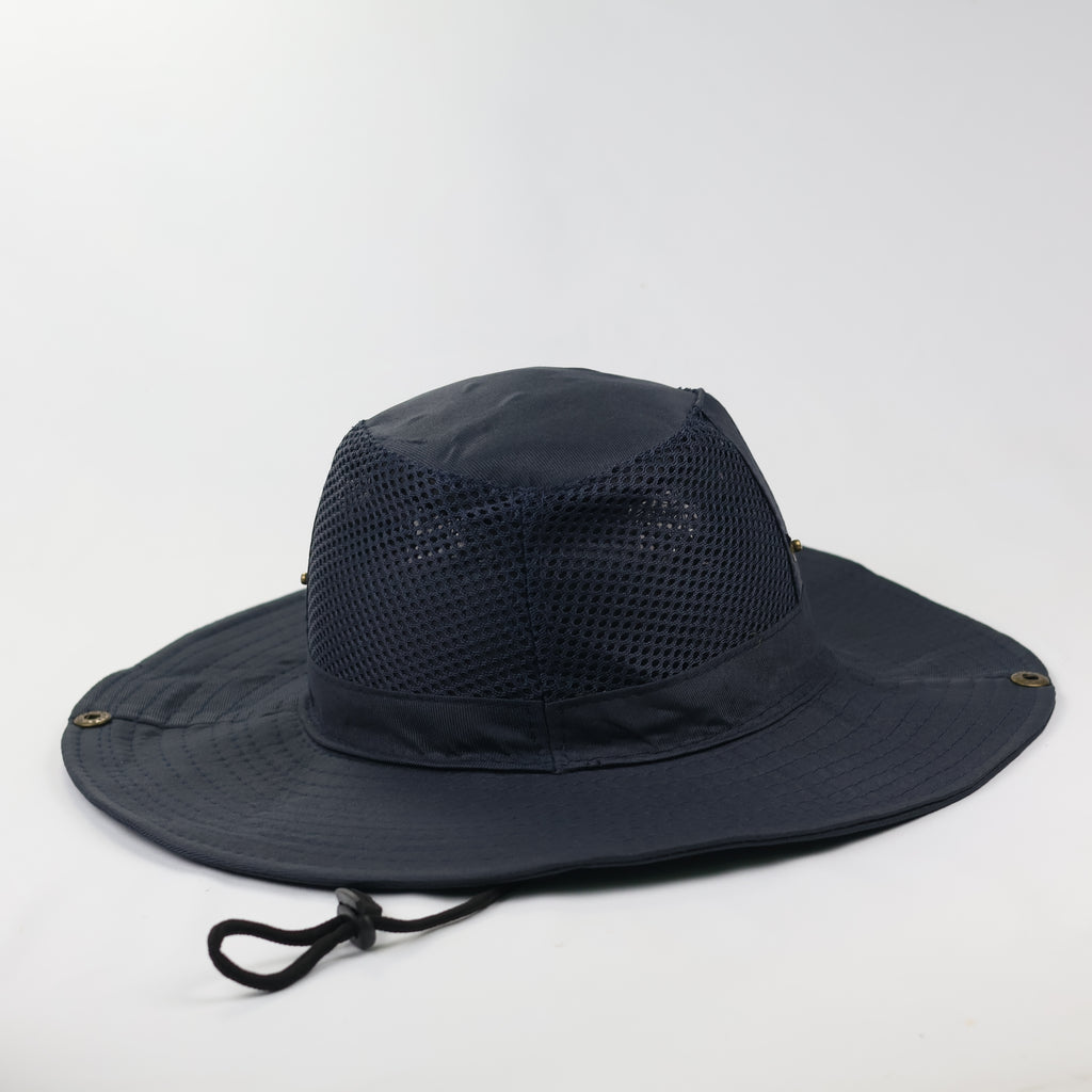 Thrifted Outdoor Safari Sun Hat | Navy Blue | Size 57cm