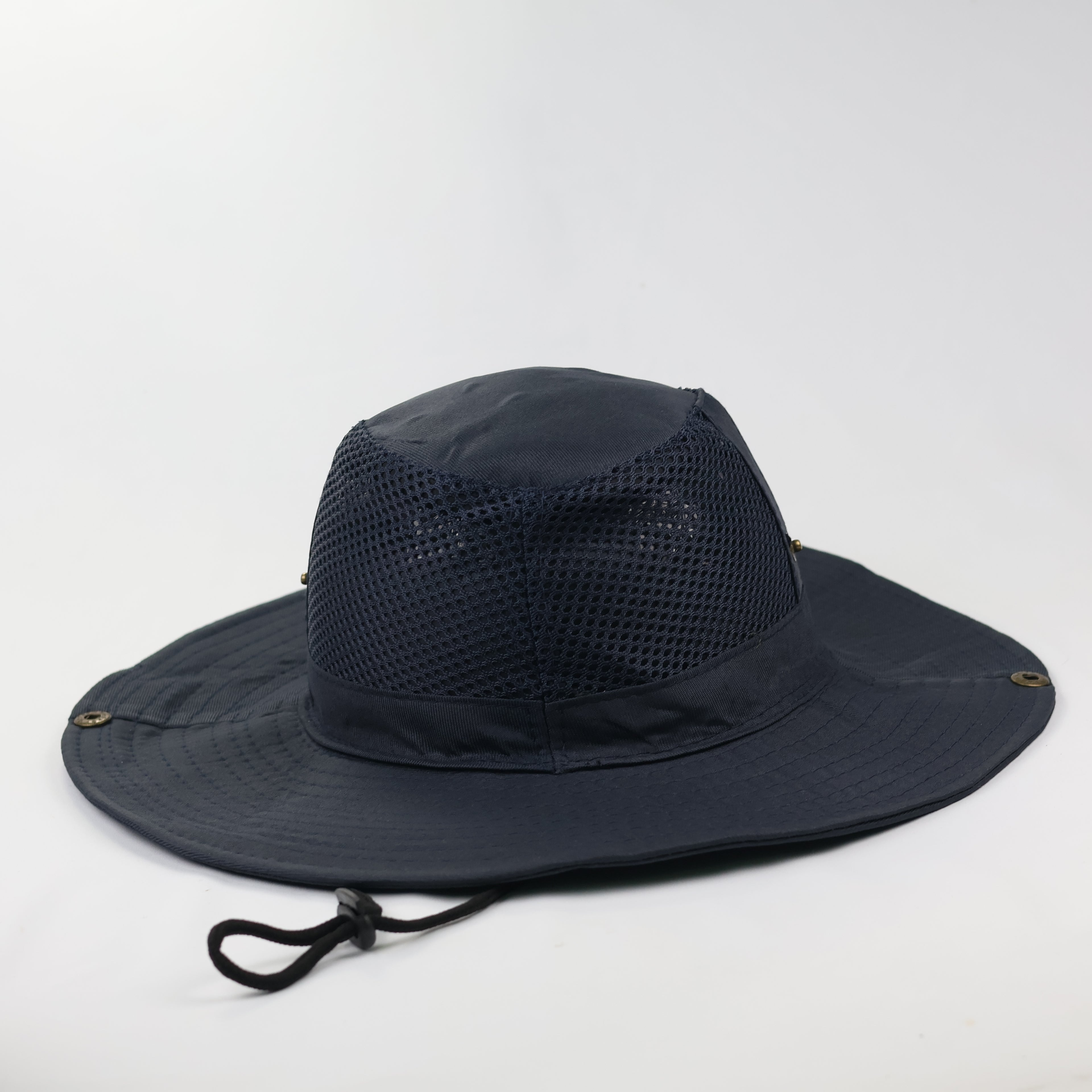 Thrifted Outdoor Safari Sun Hat | Navy Blue | Size 57cm