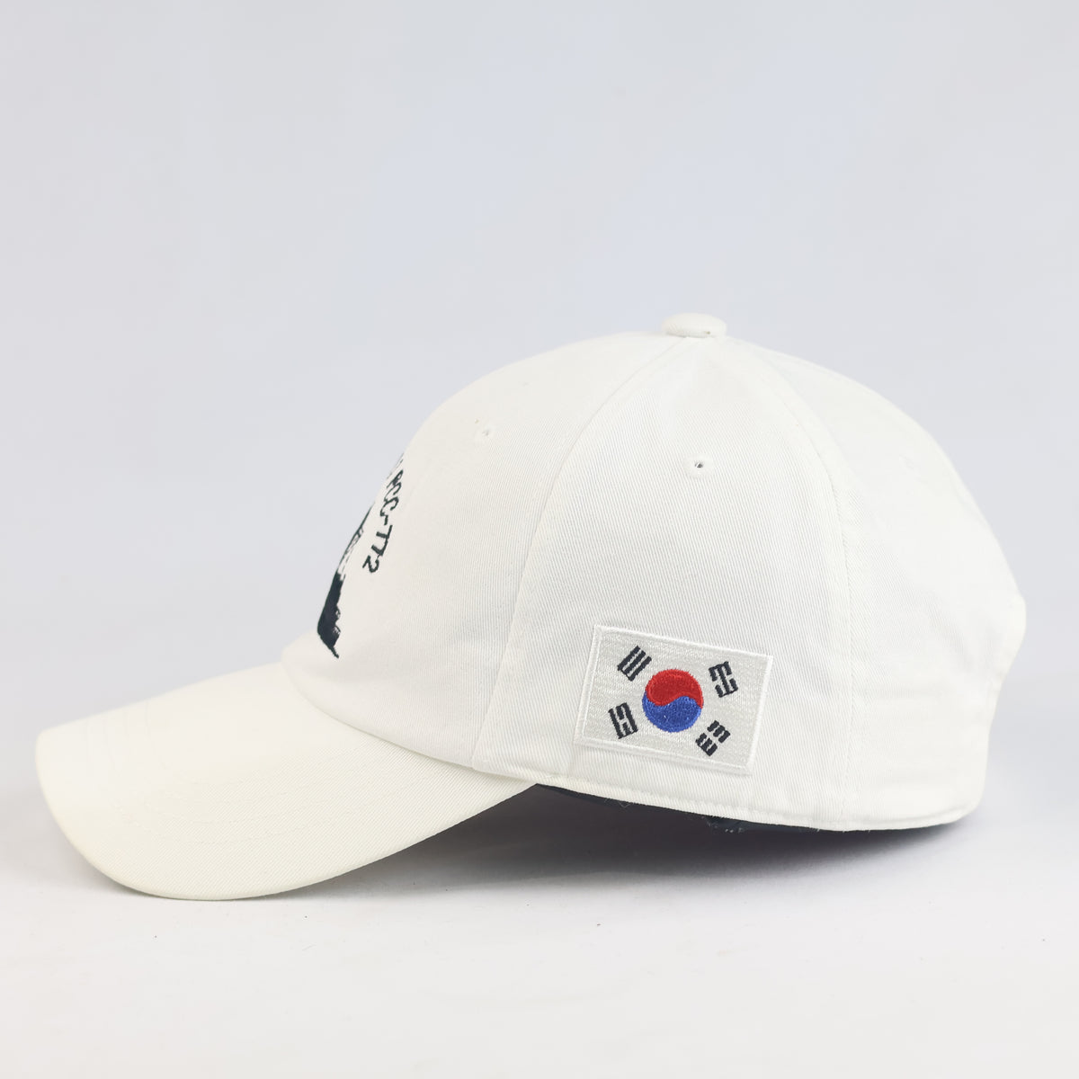 Thrifted South Korea Naval Warship Embroidered Strapback Cap | 11044