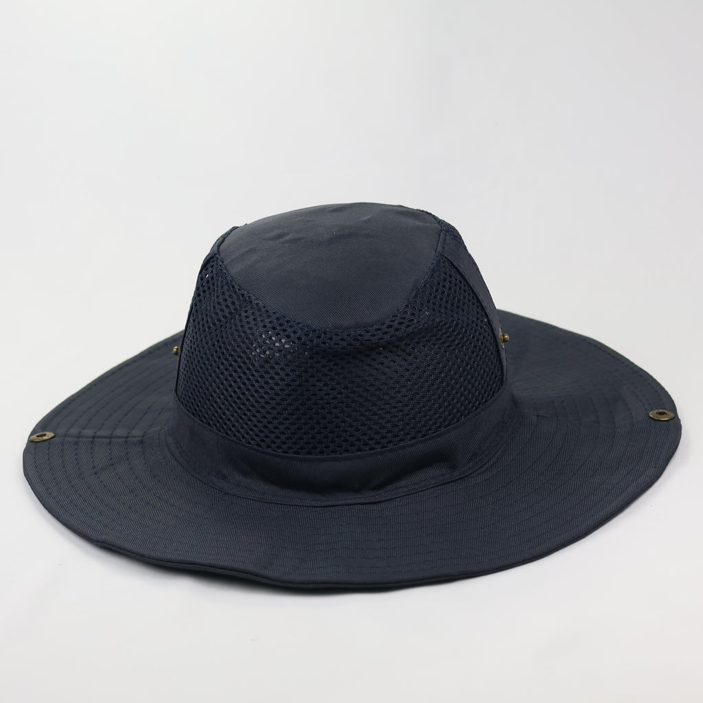 Thrifted Outdoor Safari Sun Hat | Navy Blue | Size 57cm