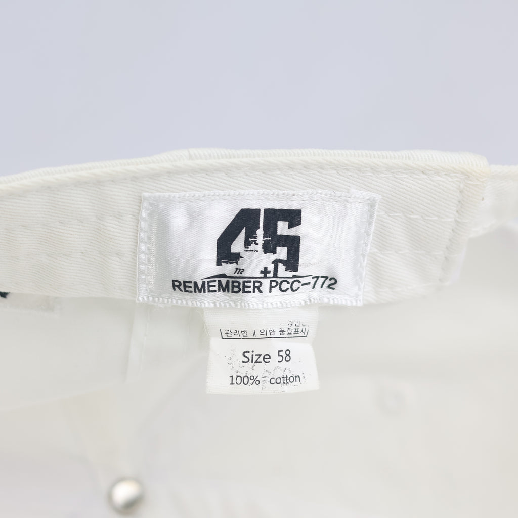 Thrifted South Korea Naval Warship Embroidered Strapback Cap | 11044