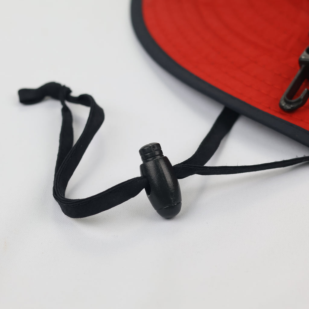 Vintage New World Red Hiking Boonie Hat – Breathable Mesh