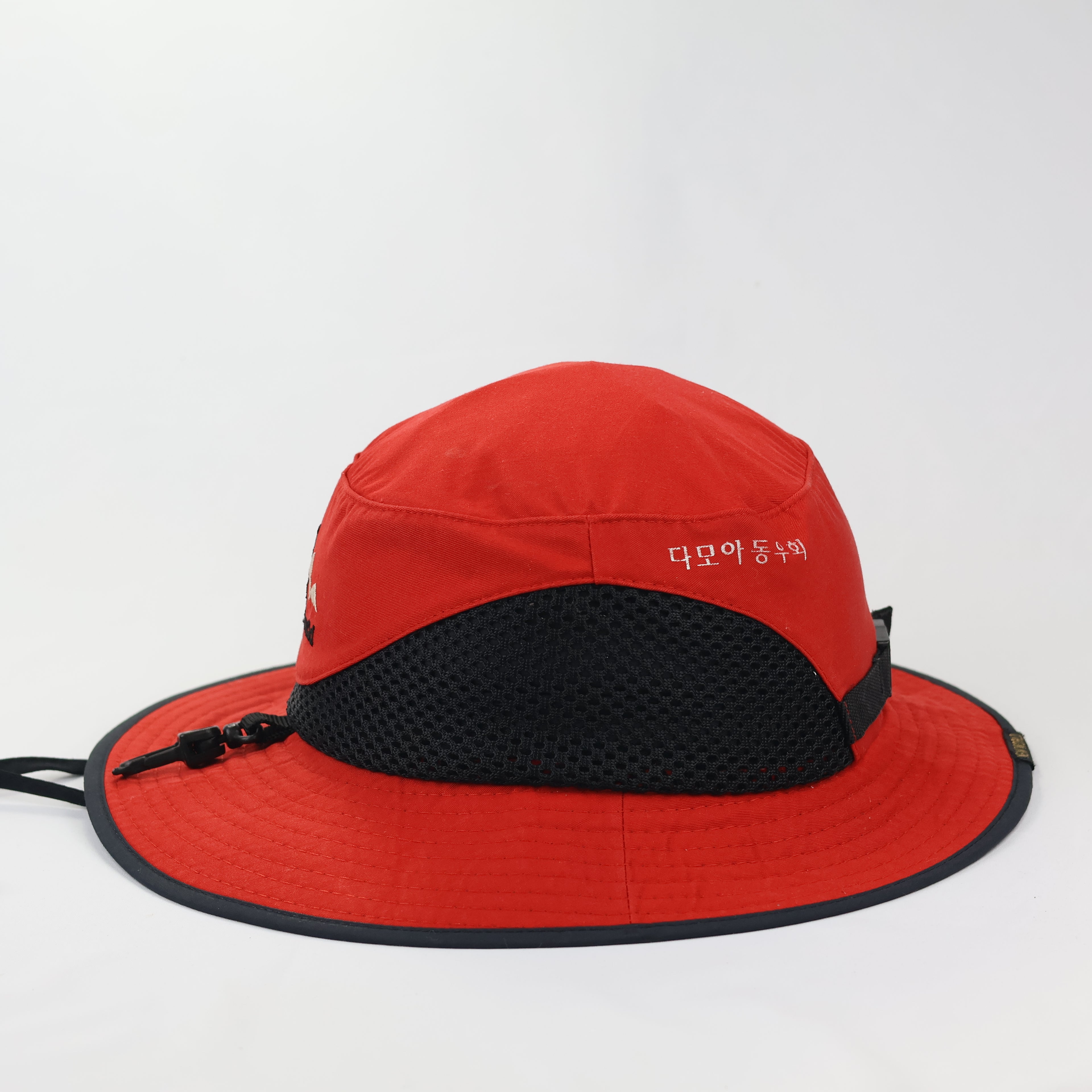 Vintage New World Red Hiking Boonie Hat – Breathable Mesh