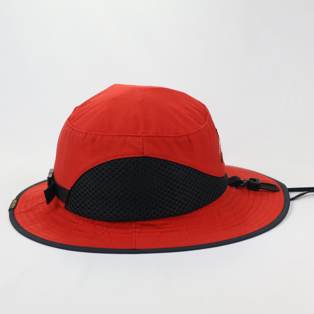 Vintage New World Red Hiking Boonie Hat – Breathable Mesh