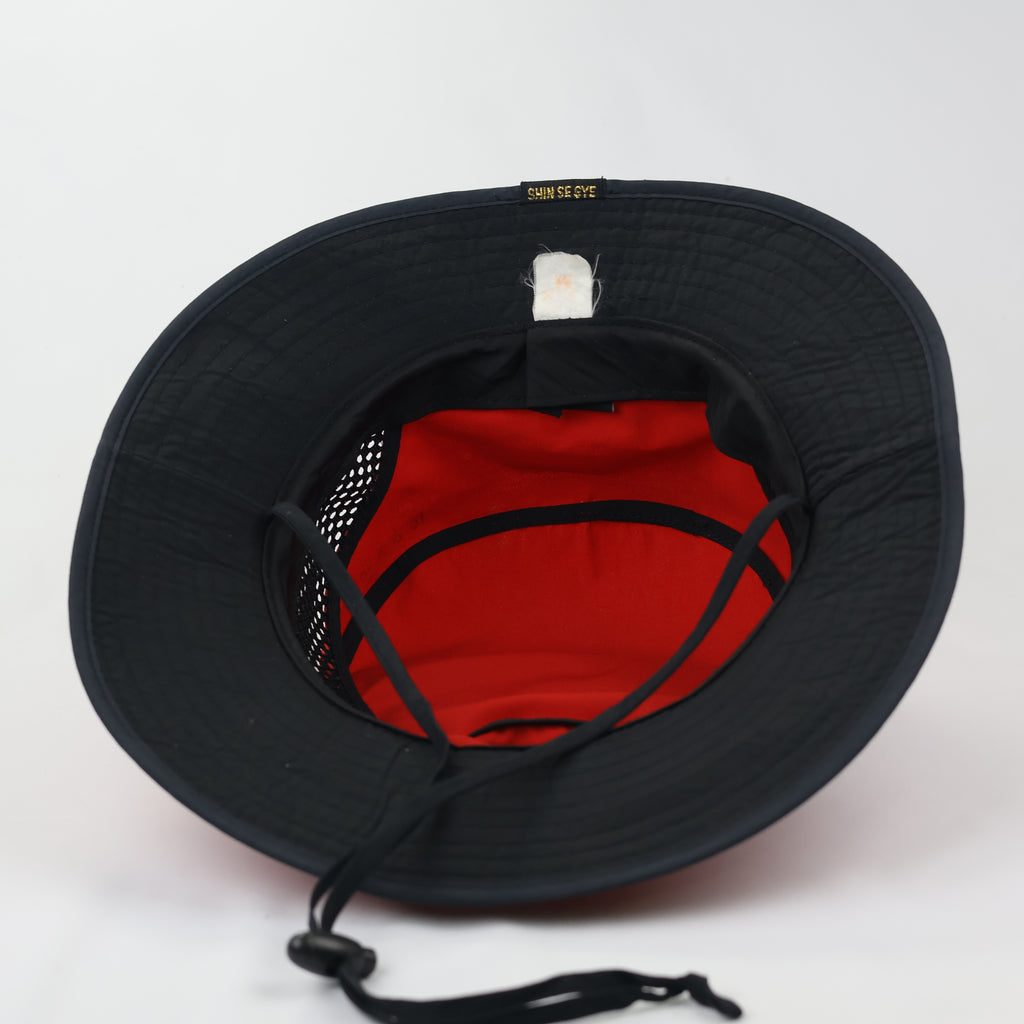 Vintage New World Red Hiking Boonie Hat – Breathable Mesh