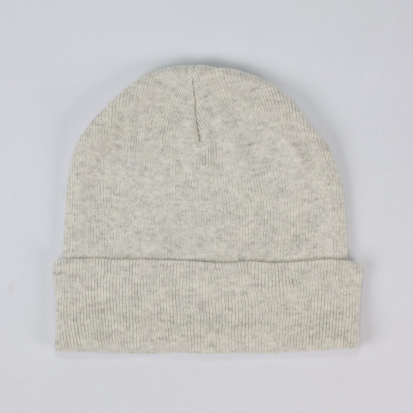 Men's Grey Winter Thrifted Cap - "Empathy" Text Design (Positive Vibe)