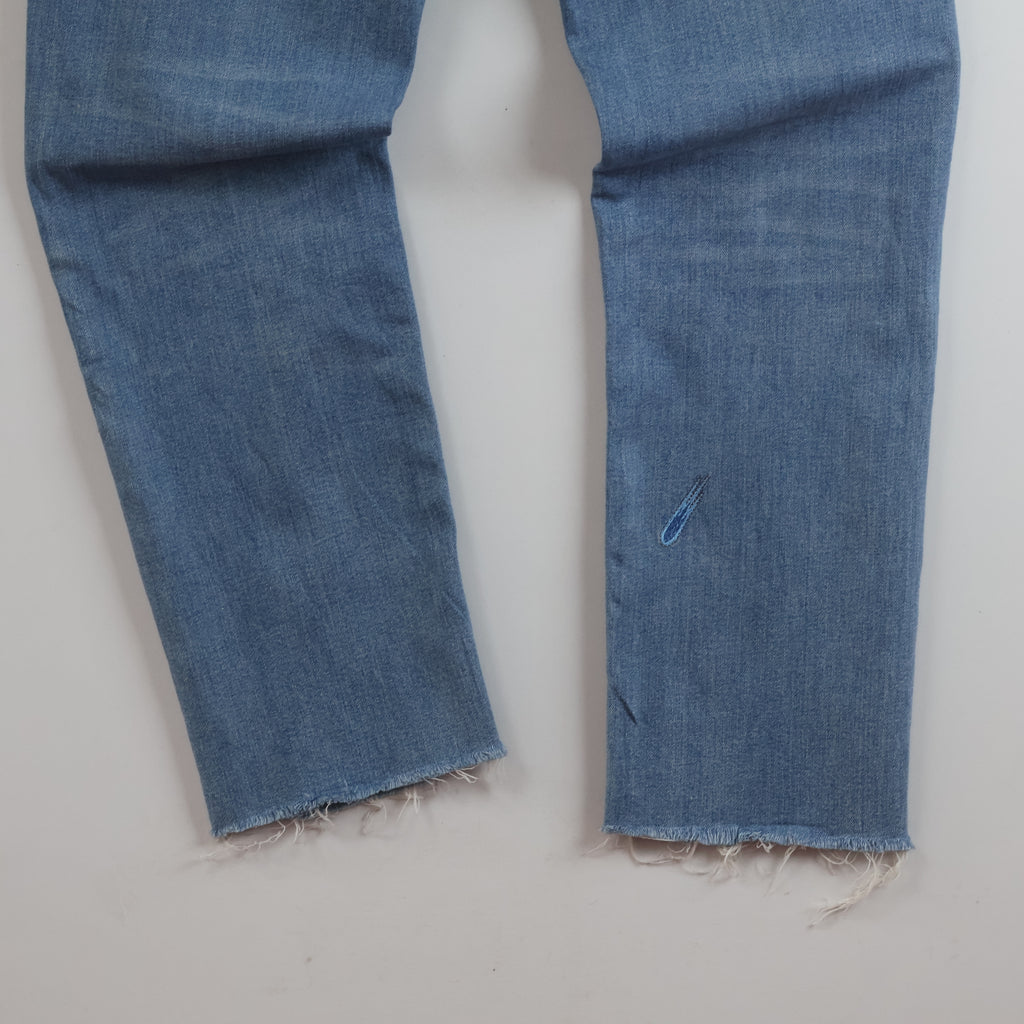 Customellow Blue Regular Fit Embroidered Denim Jeans Wais: 34/ J1112