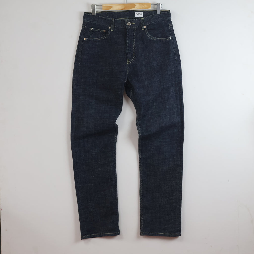 Thrifted MODNINE Dark Wash Straight Leg Denim Pants Waist:31-32/ J1111