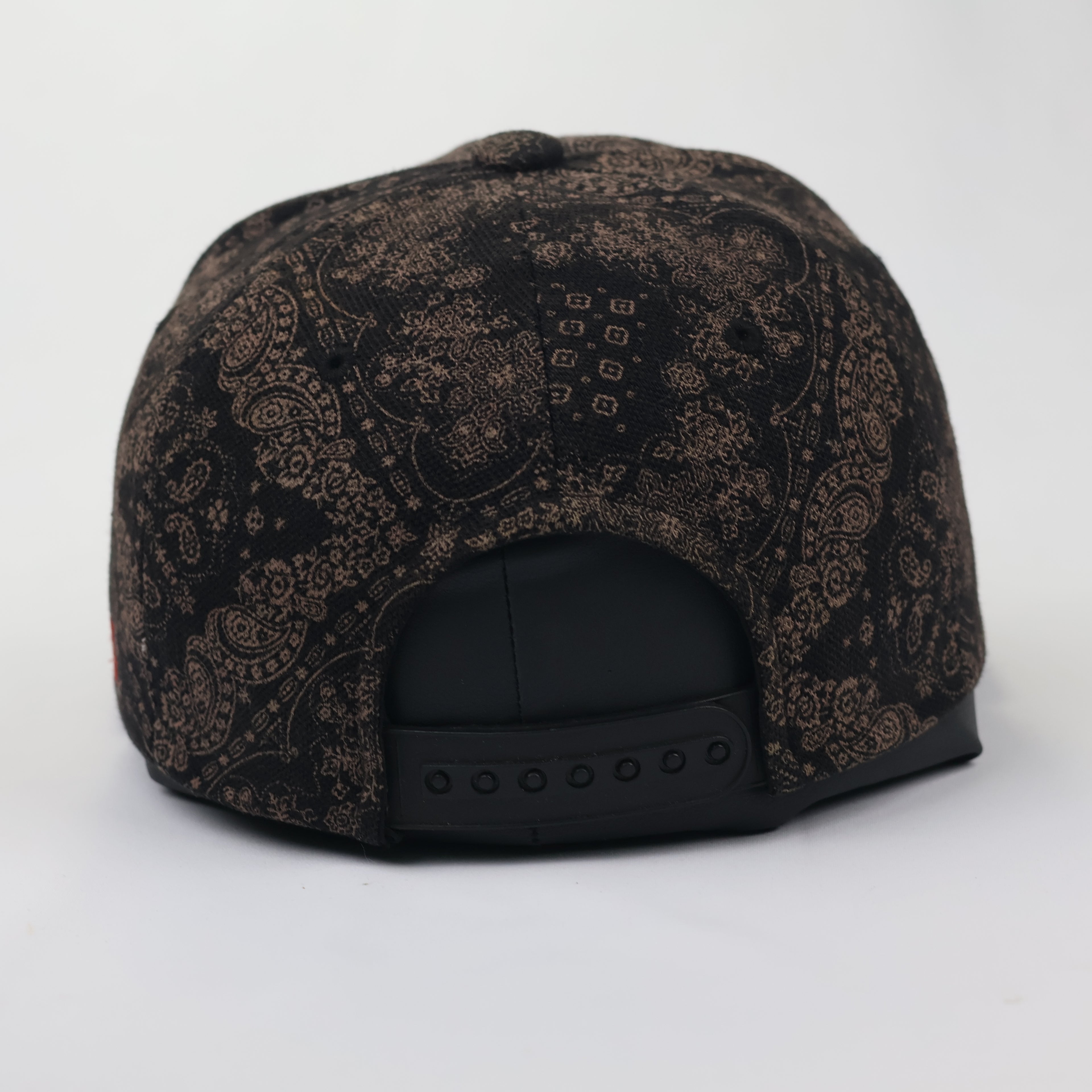 Vintage Premier Parental Advisory Cap - Brown Paisley Graphic Snapback