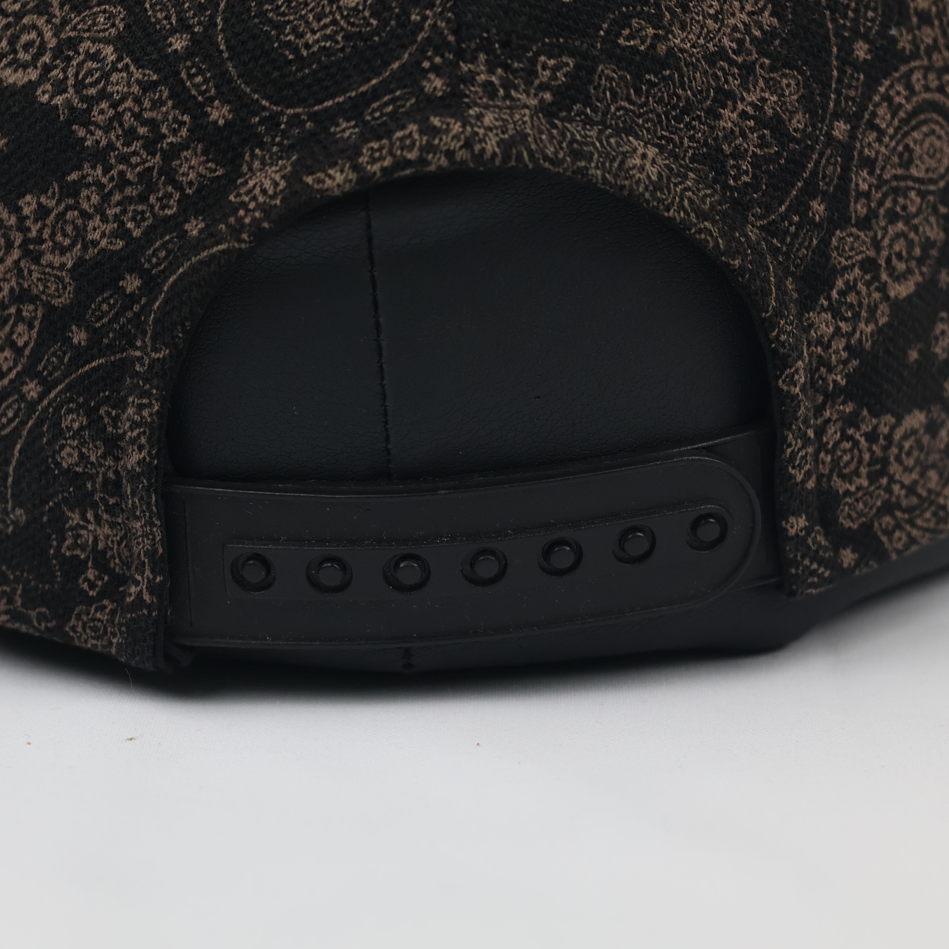 Vintage Premier Parental Advisory Cap - Brown Paisley Graphic Snapback