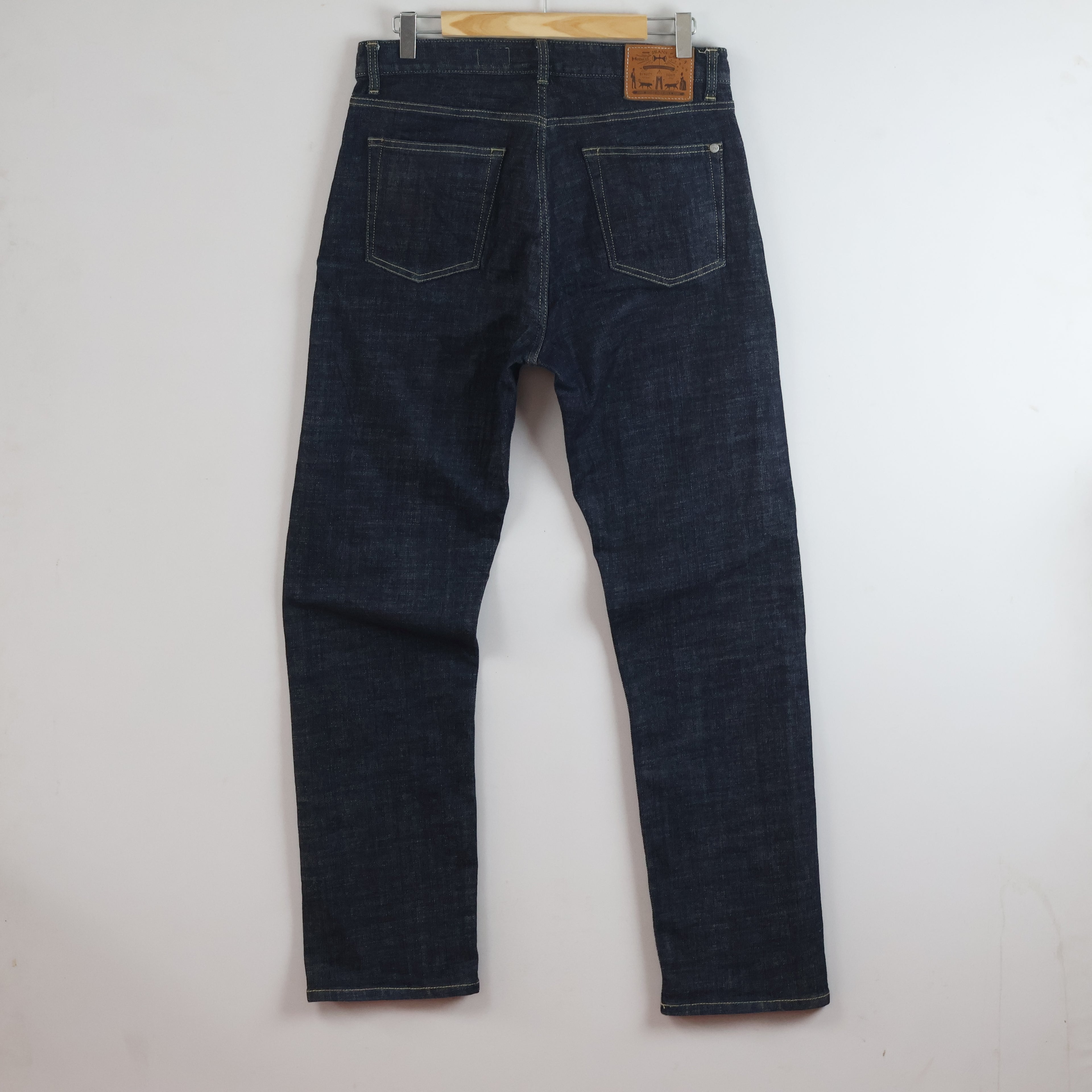 Thrifted MODNINE Dark Wash Straight Leg Denim Pants Waist:31-32/ J1111