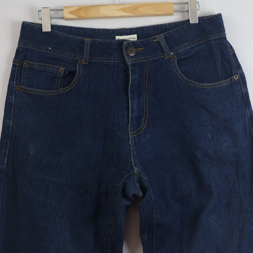 Florence & Fred Dark Wash Straight Leg Denim Pants Waist:32/ J1110