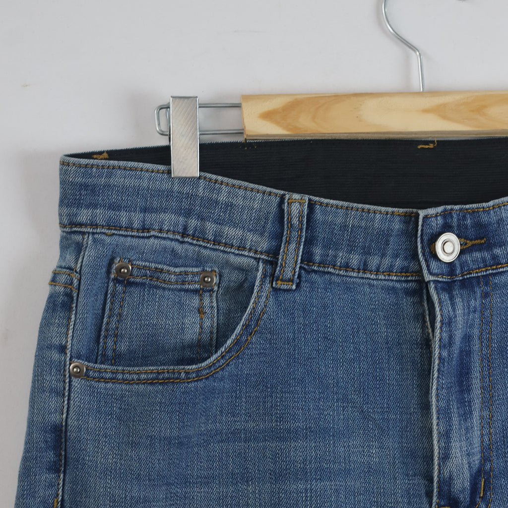 Jeans Trade Maker Light Wash Straight Leg Denim Waist:34/ J1109